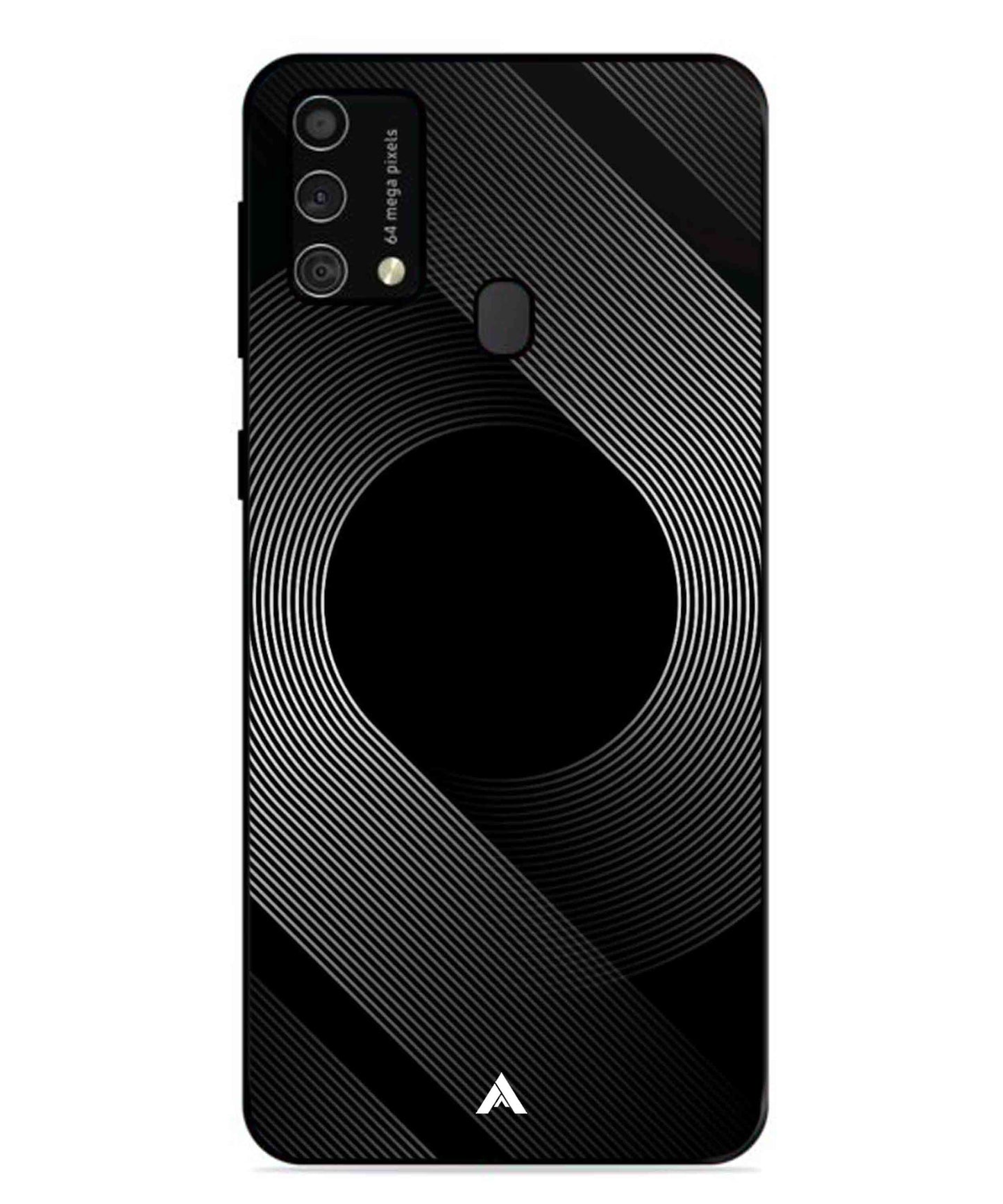 Stripe Pattern 14 Metal Back Cover Phone Case for Samsung Galaxy M31