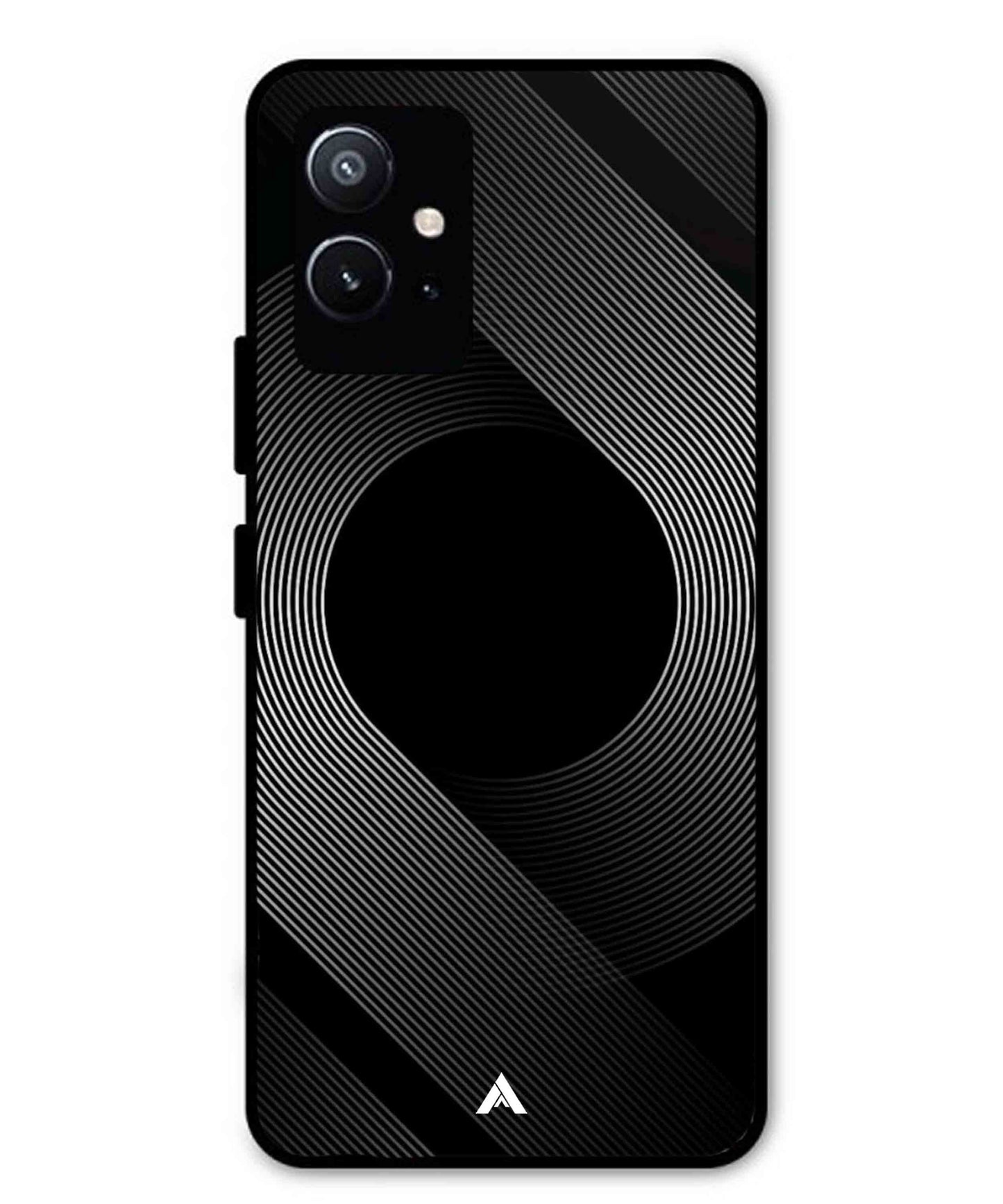 Stripe Pattern 14 Metal Back Cover Phone Case for Vivo Y75 5G