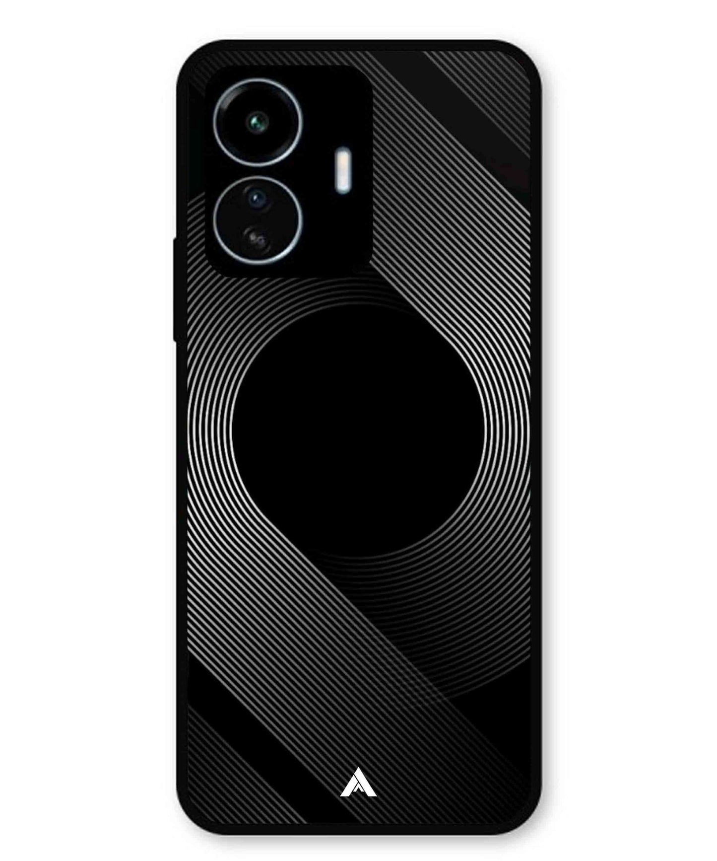Stripe Pattern 14 Metal Back Cover Phone Case for Vivo Y77