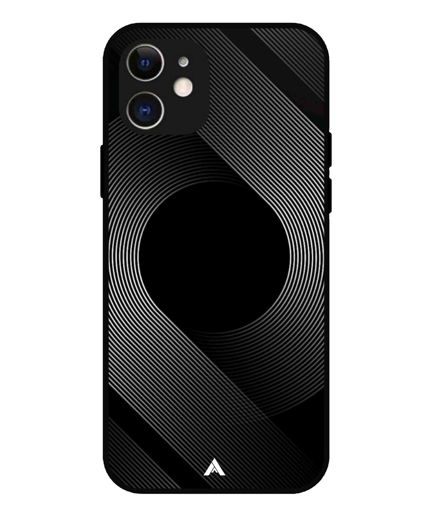 Stripe Pattern 14 Metal Back Cover Phone Case for iPhone 12