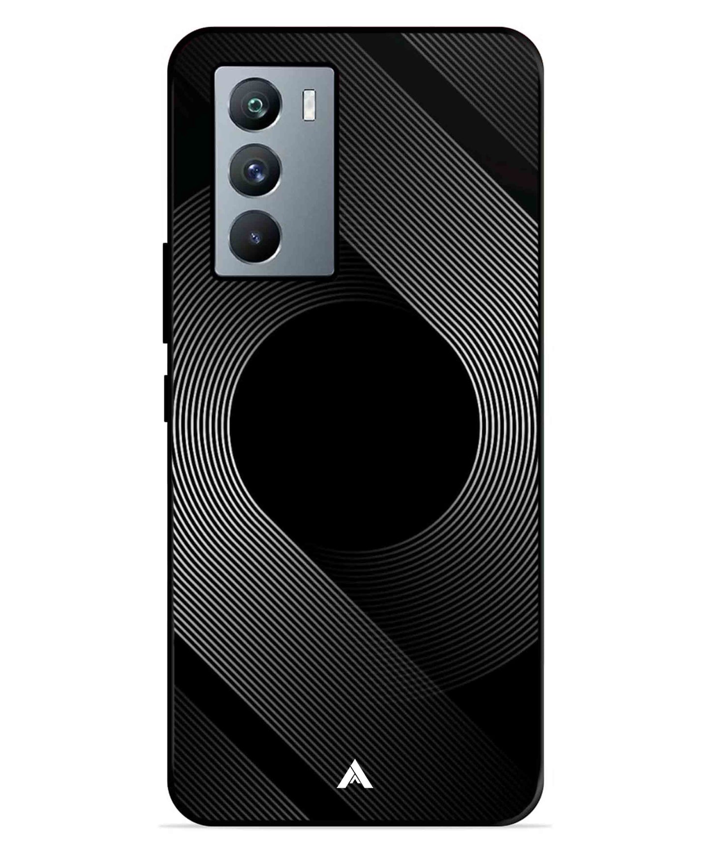 Stripe Pattern 14 Metal Back Cover Phone Case for iQOO 9 SE