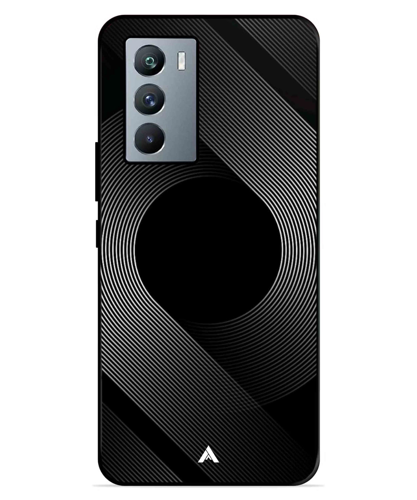 Stripe Pattern 14 Metal Back Cover Phone Case for iQOO Neo 5s