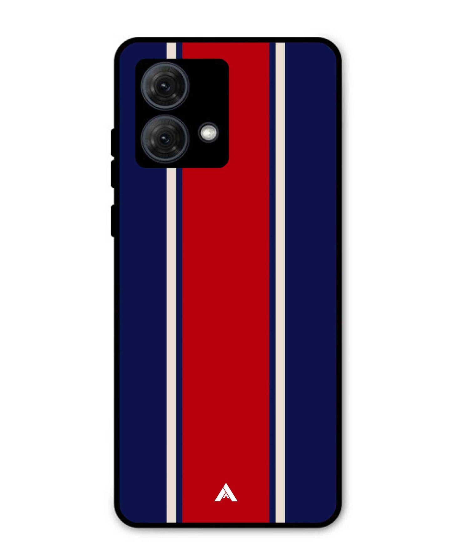 Stripe Pattern 15 Metal Back Cover Phone Case for Moto G84