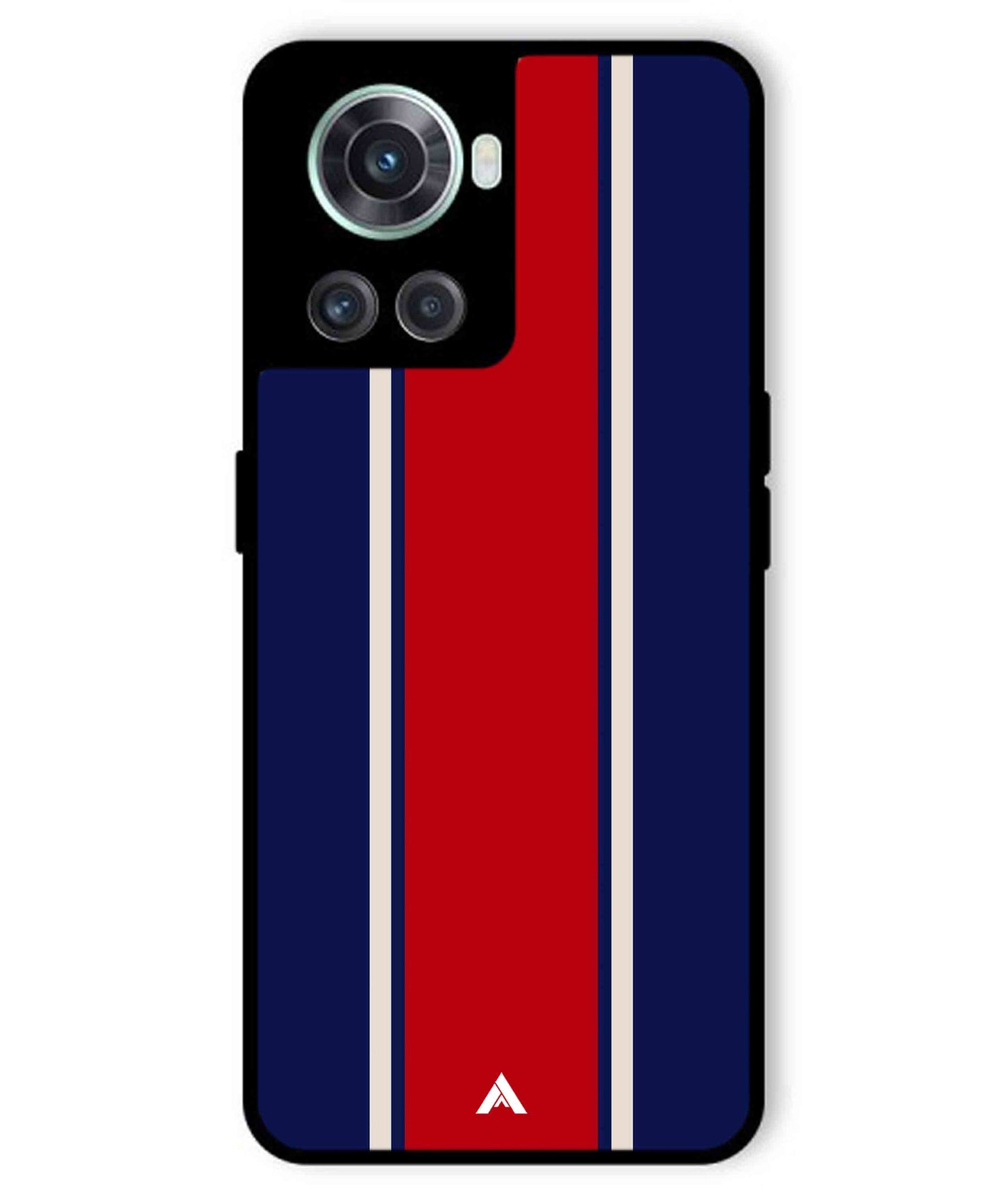 Stripe Pattern 15 Metal Back Cover Phone Case for Oneplus 10R
