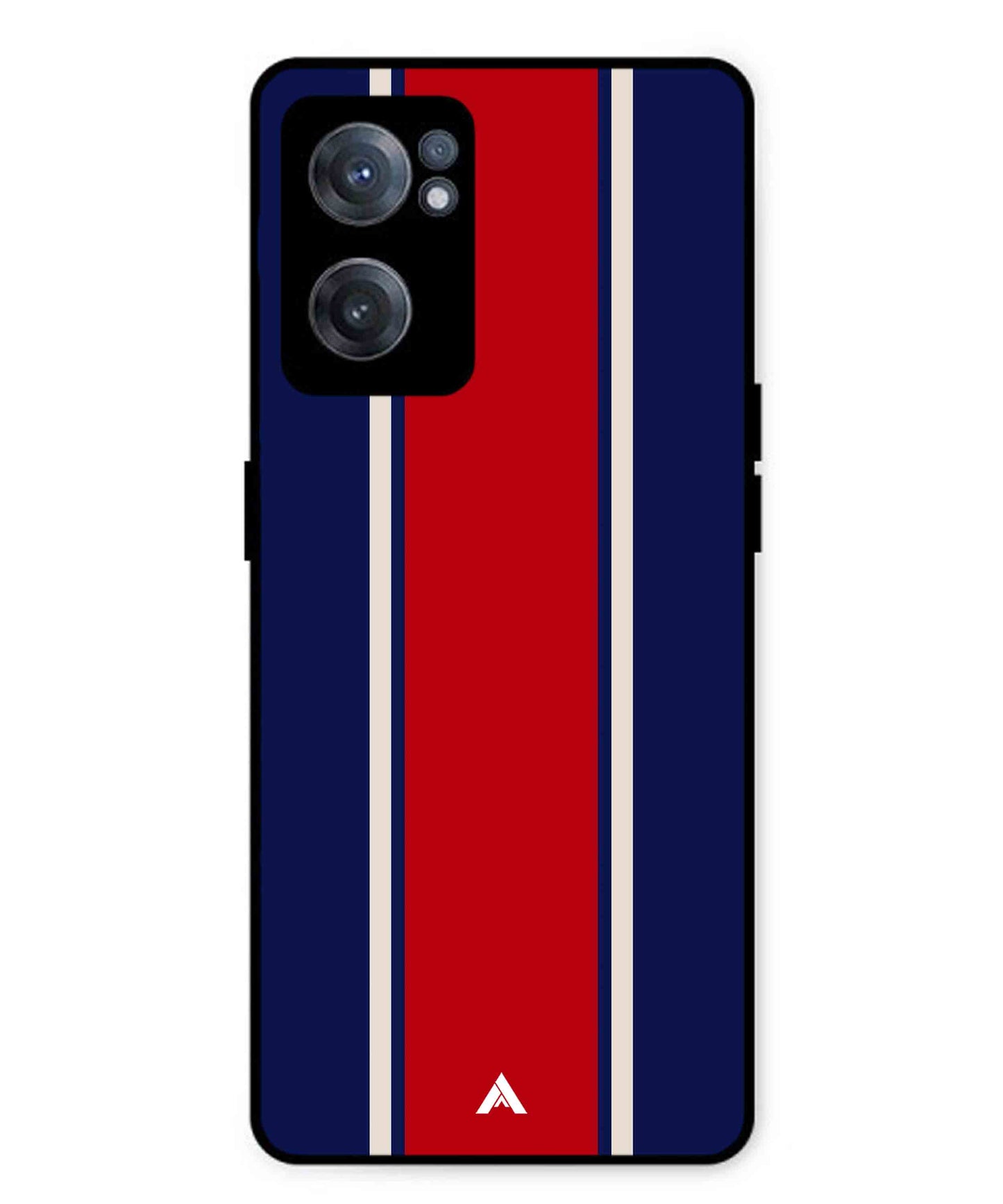 Stripe Pattern 15 Metal Back Cover Phone Case for Oneplus Nord CE 2