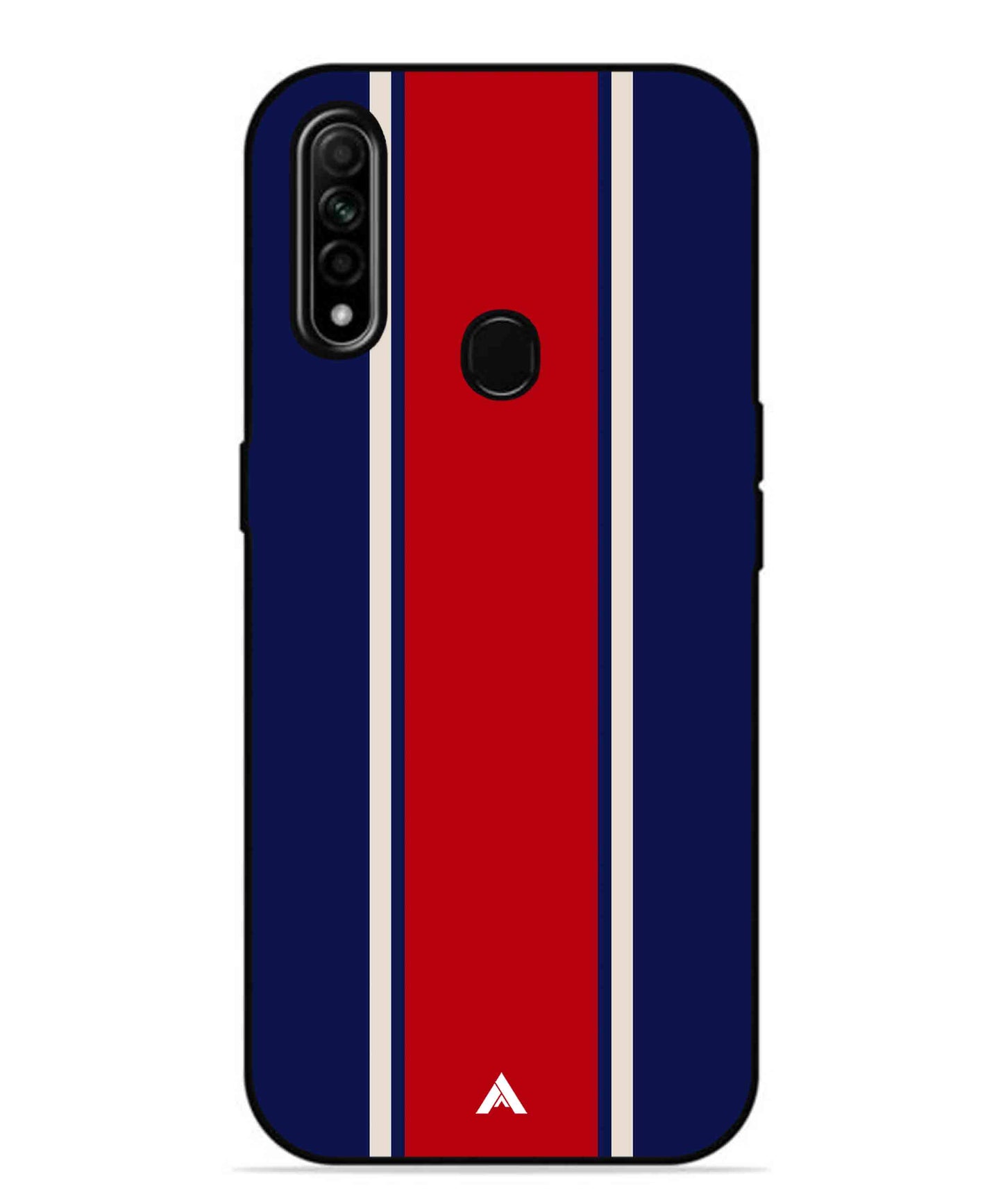 Stripe Pattern 15 Metal Back Cover Phone Case for Oppo A31