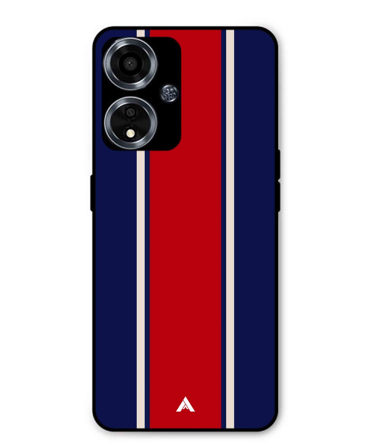 Stripe Pattern 15 Metal Back Cover Phone Case for Oppo A59