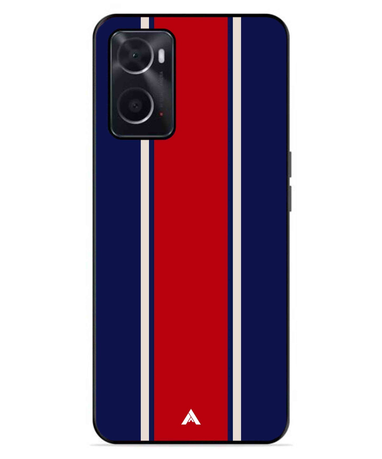 Stripe Pattern 15 Metal Back Cover Phone Case for Oppo A76