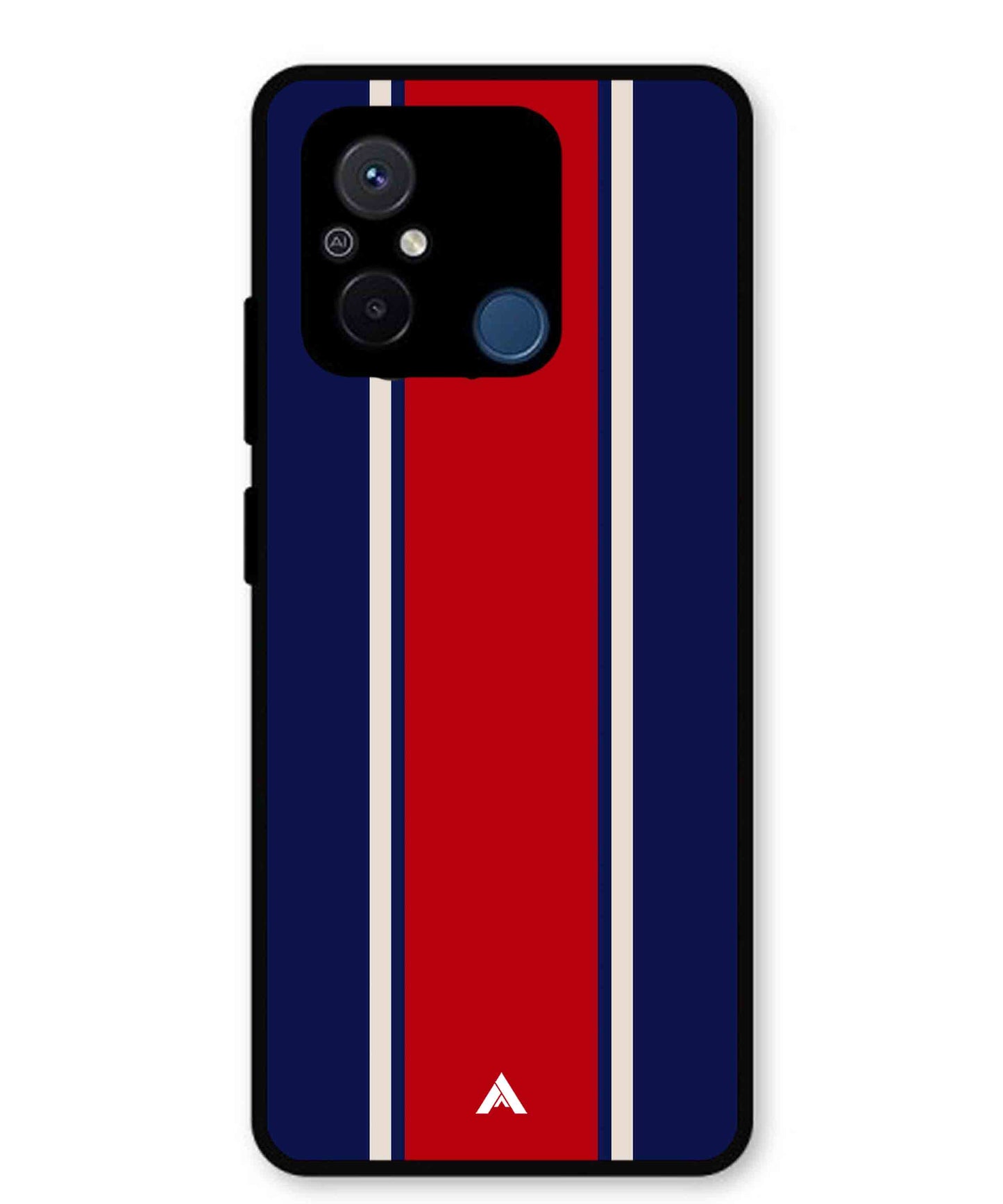 Stripe Pattern 15 Metal Back Cover Phone Case for Poco C55