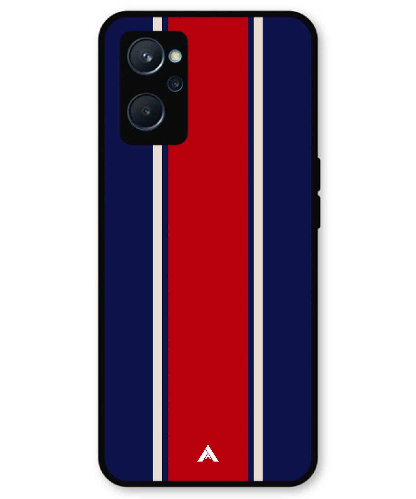 Stripe Pattern 15 Metal Back Cover Phone Case for Realme 9i