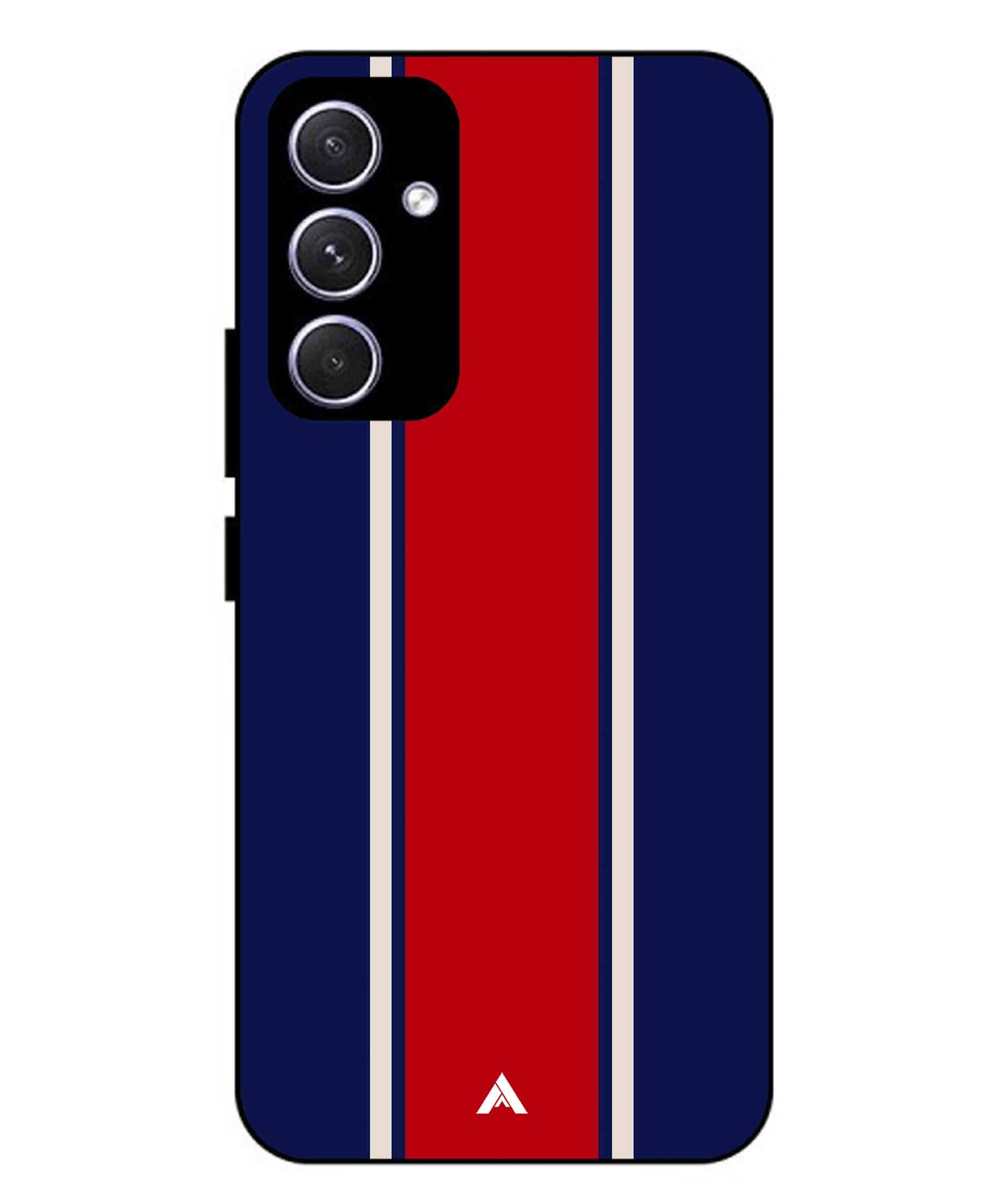 Stripe Pattern 15 Metal Back Cover Phone Case for Samsung Galaxy A54