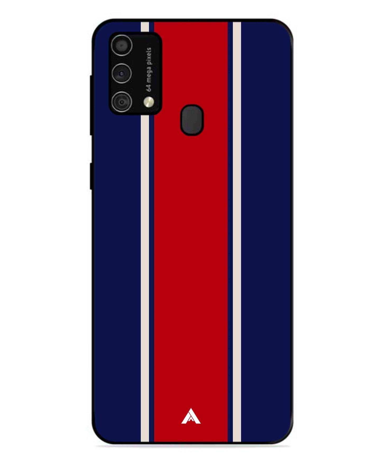 Stripe Pattern 15 Metal Back Cover Phone Case for Samsung Galaxy F41