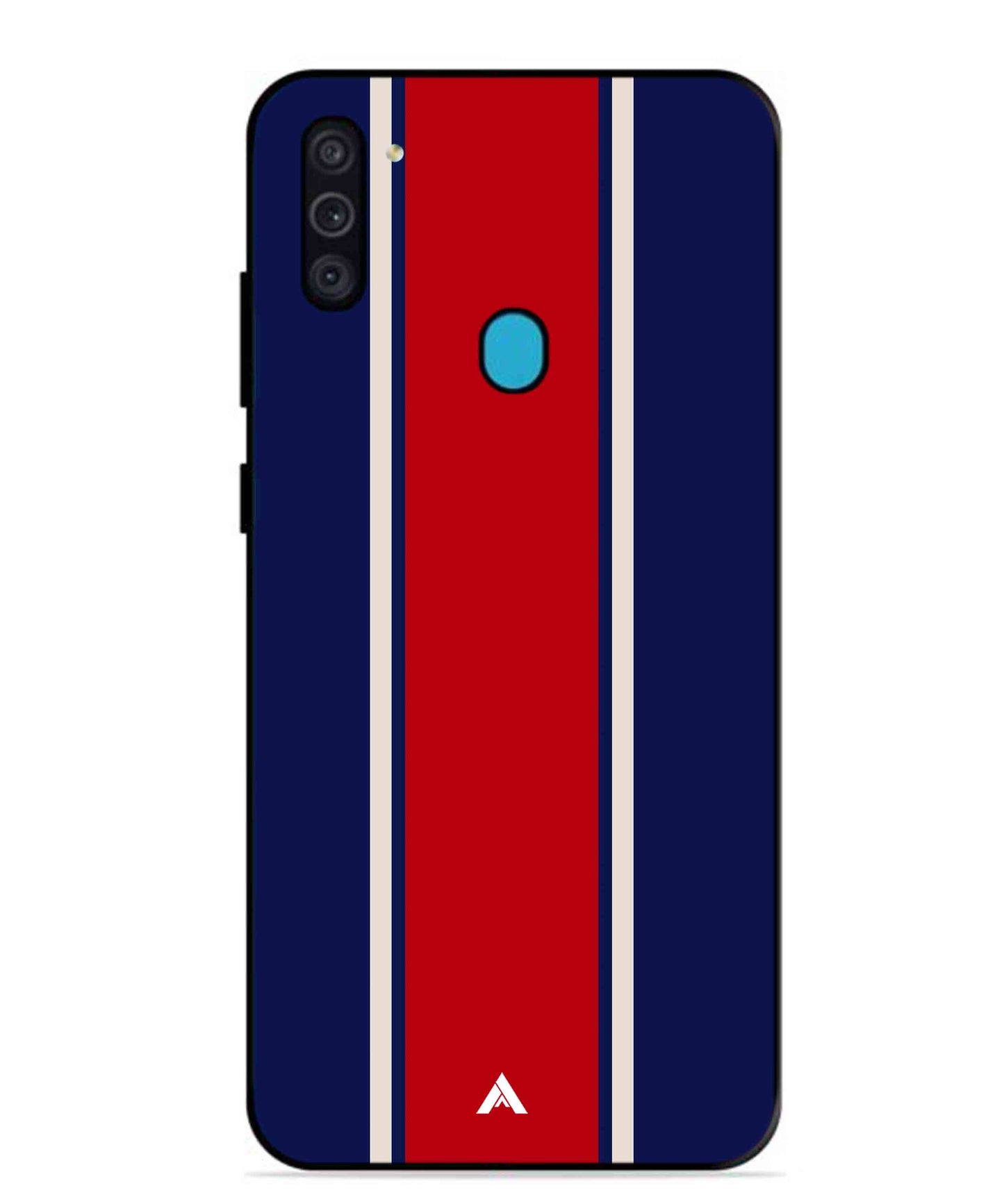 Stripe Pattern 15 Metal Back Cover Phone Case for Samsung Galaxy M11