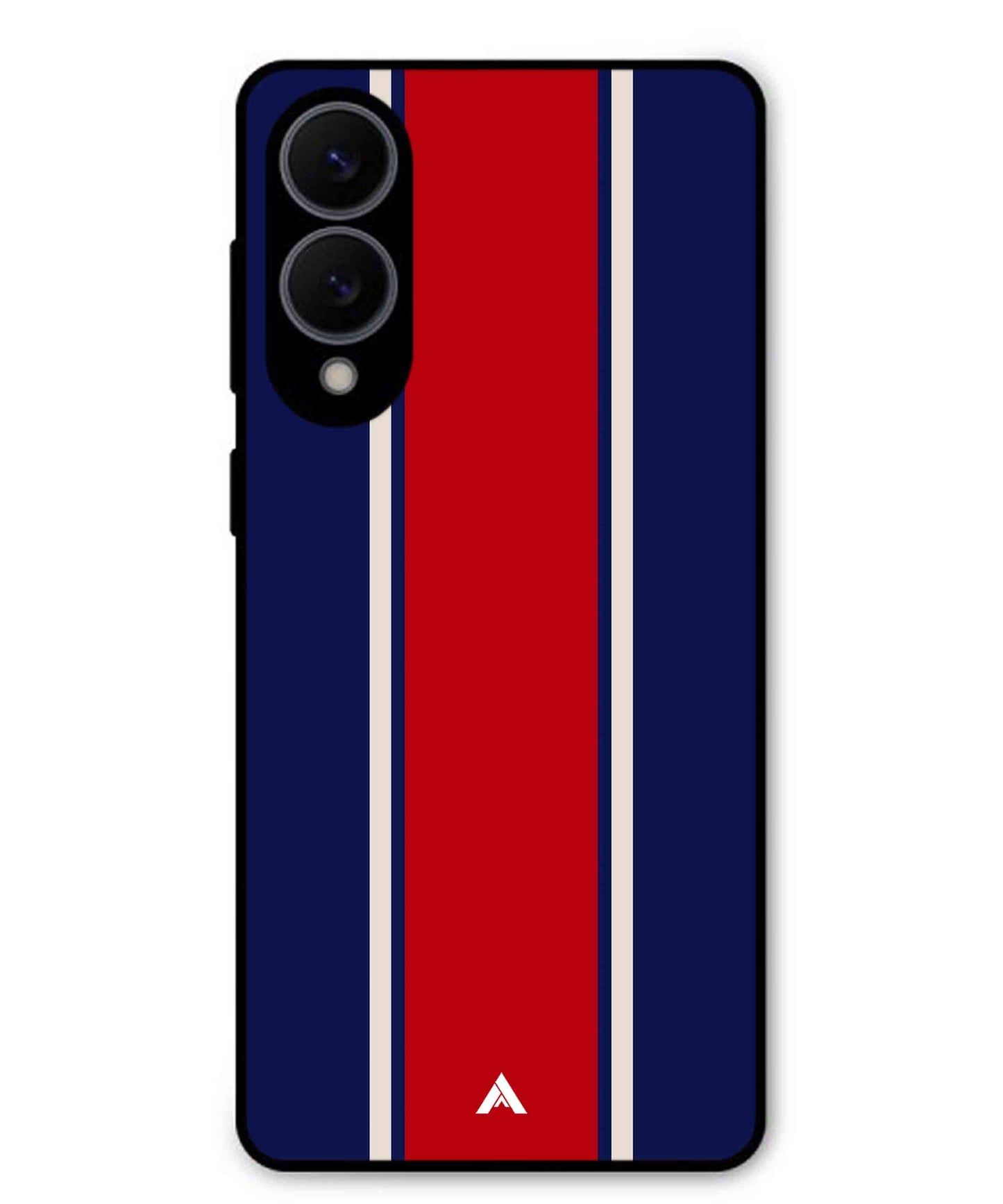 Stripe Pattern 15 Metal Back Cover Phone Case for Samsung Galaxy S25 Edge