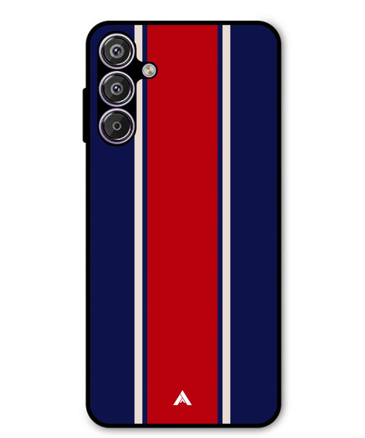 Stripe Pattern 15 Metal Back Cover Phone Case for Samsung Galaxy S25 Plus