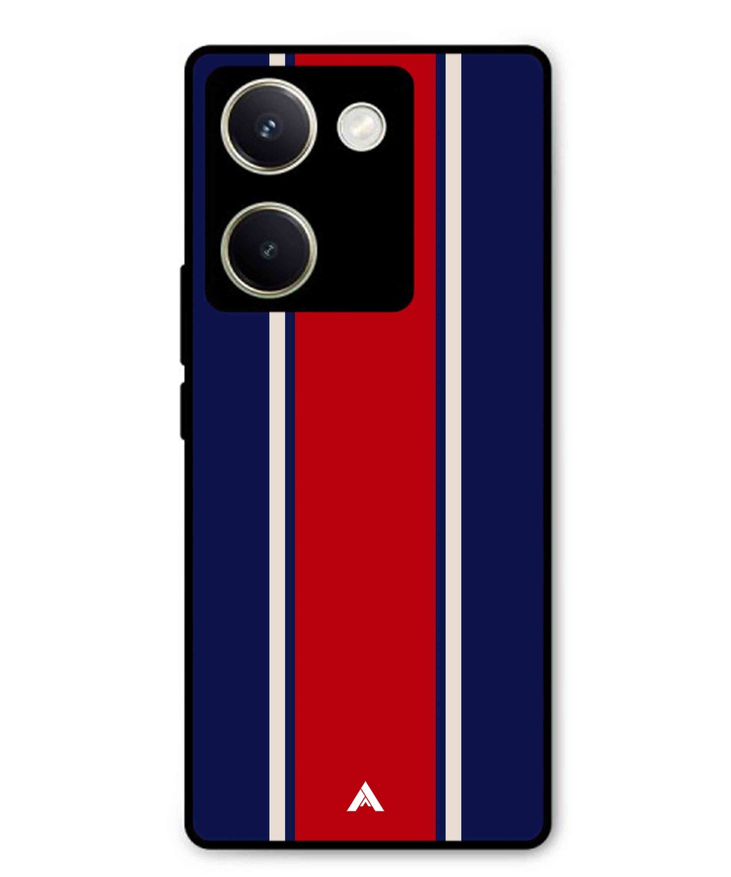 Stripe Pattern 15 Metal Back Cover Phone Case for Vivo Y200 Pro
