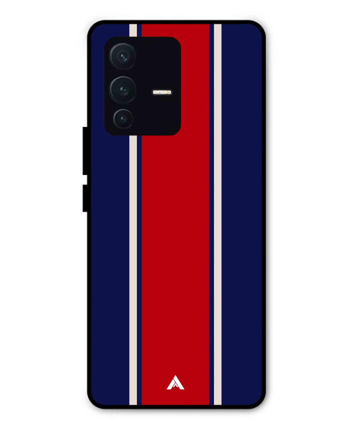 Stripe Pattern 15 Metal Back Cover Phone Case for Vivo v23 Pro