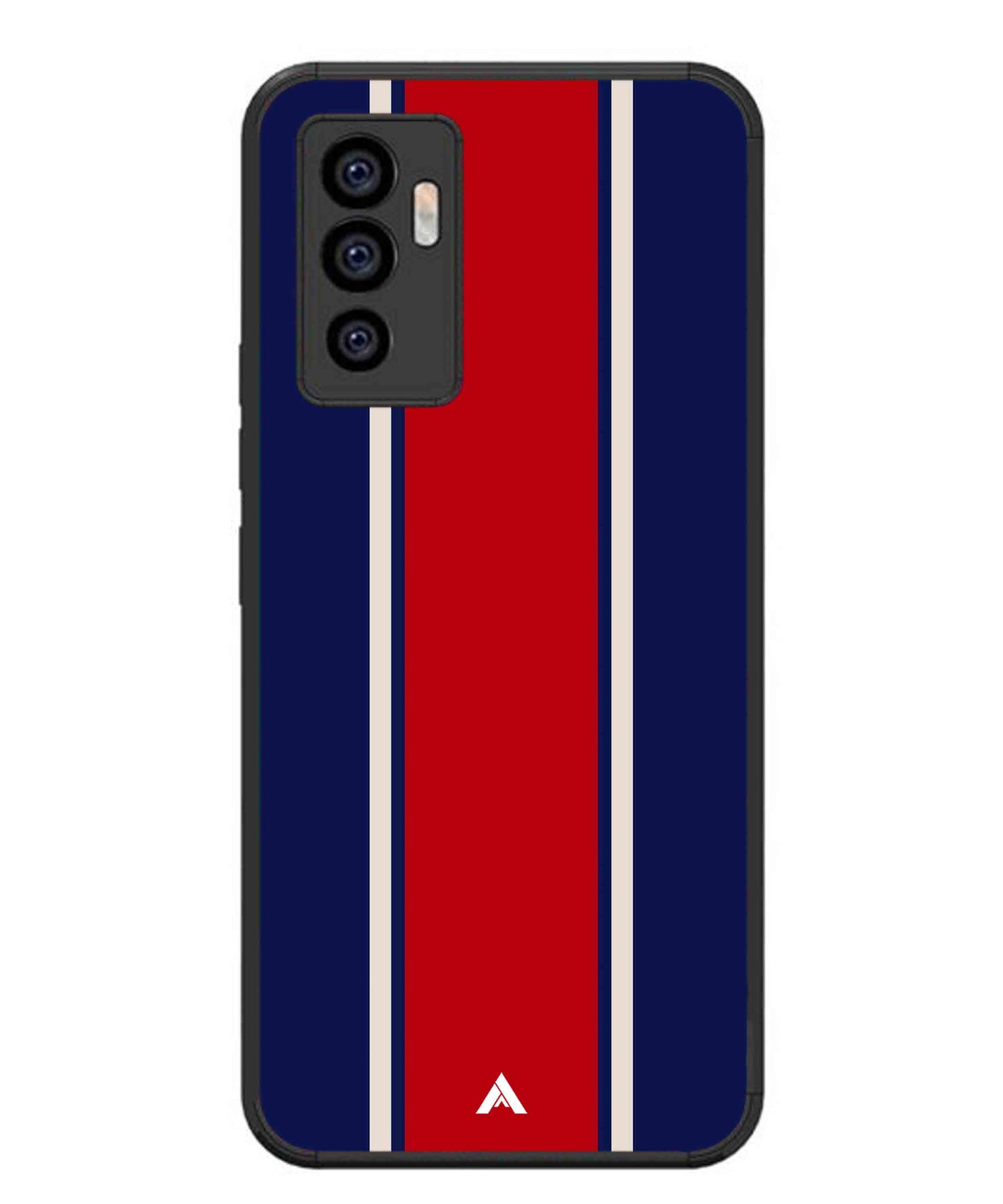 Stripe Pattern 15 Metal Back Cover Phone Case for Vivo v23e