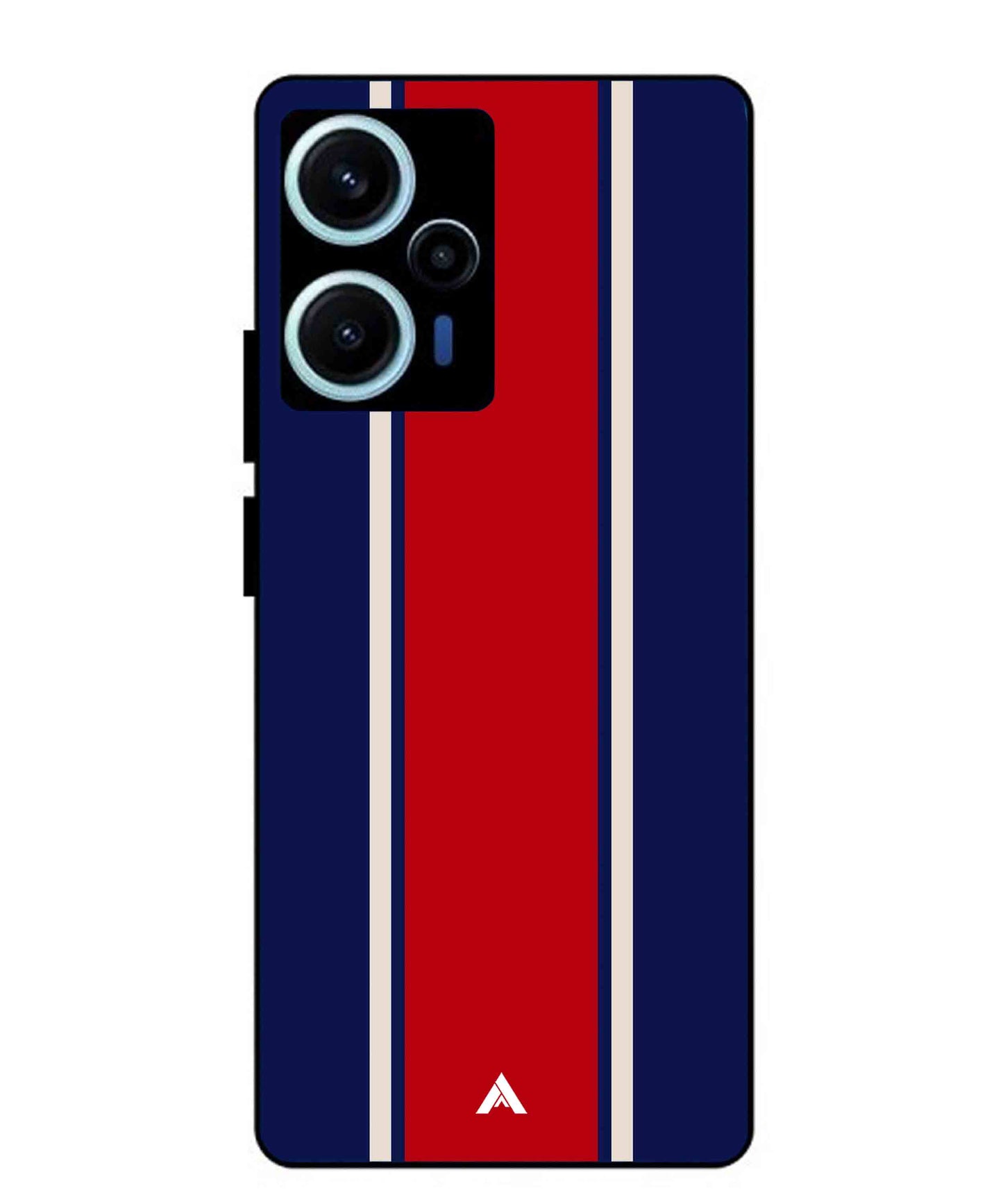 Stripe Pattern 15 Metal Back Cover Phone Case for Xiaomi Redmi Note 12 Turbo