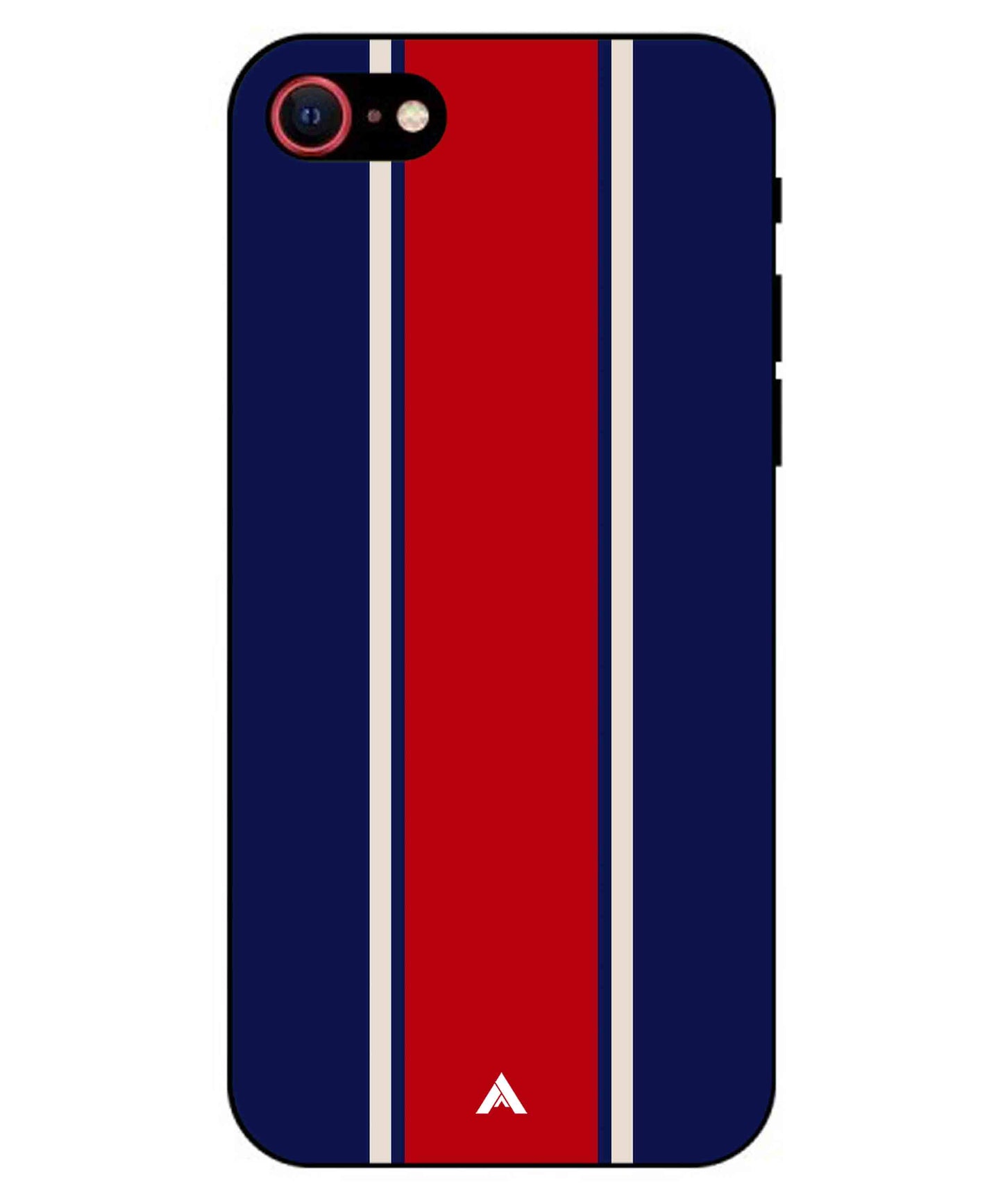 Stripe Pattern 15 Metal Back Cover Phone Case for iPhone 8