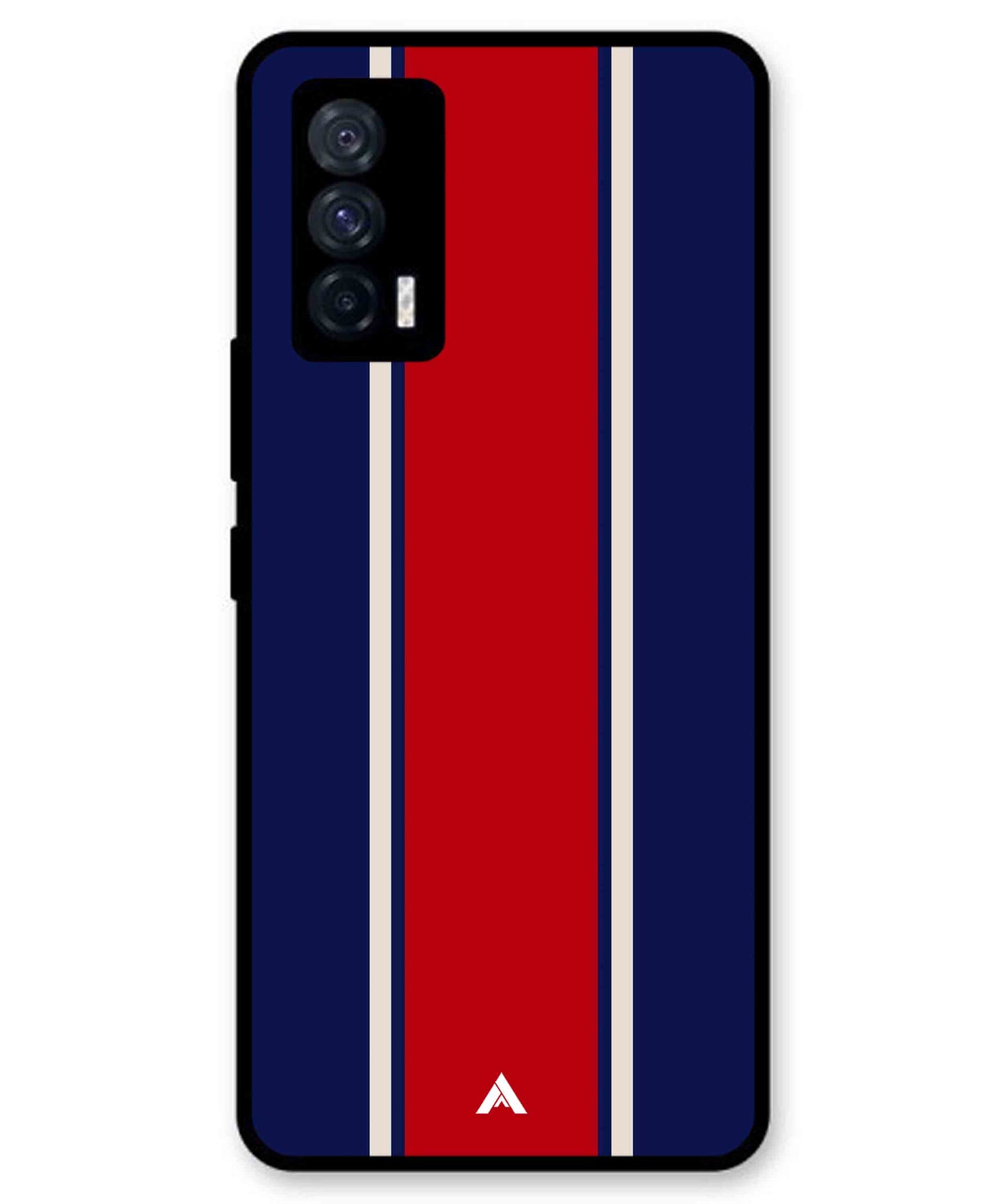 Stripe Pattern 15 Metal Back Cover Phone Case for iQOO Neo 5