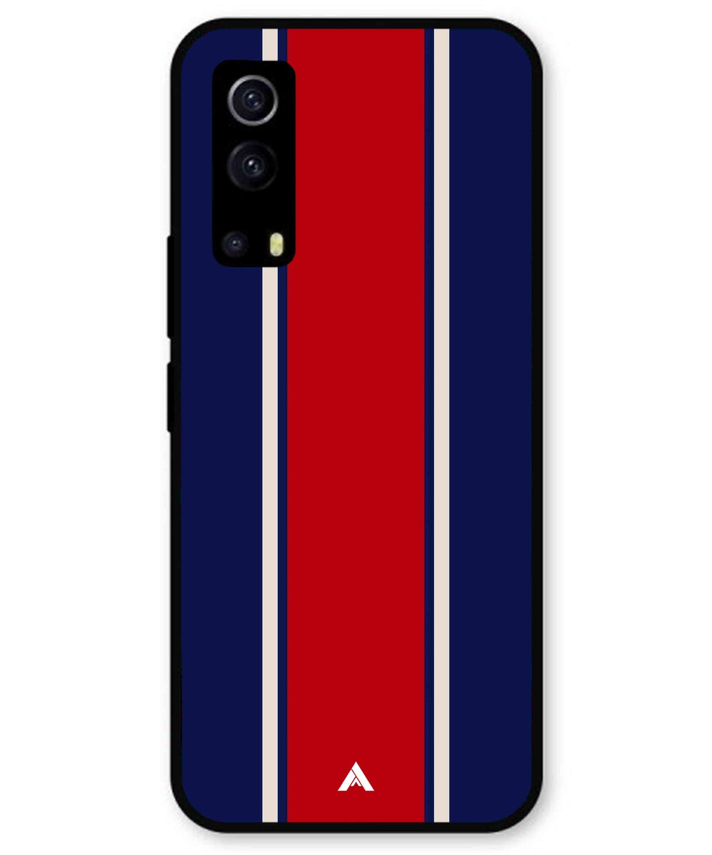 Stripe Pattern 15 Metal Back Cover Phone Case for iQOO Z3