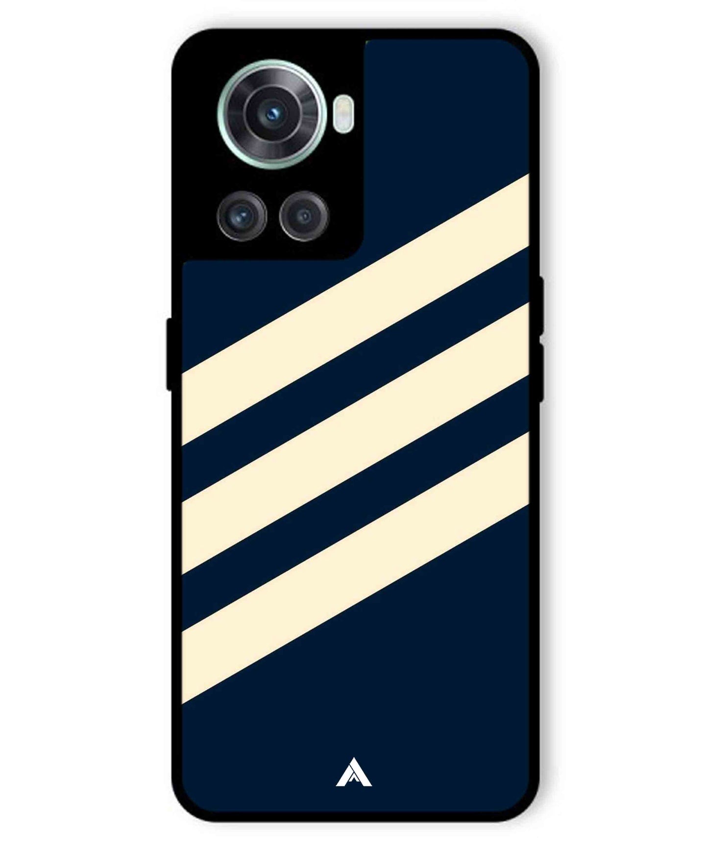 Stripe Pattern 16 Metal Back Cover Phone Case for Oneplus 10R