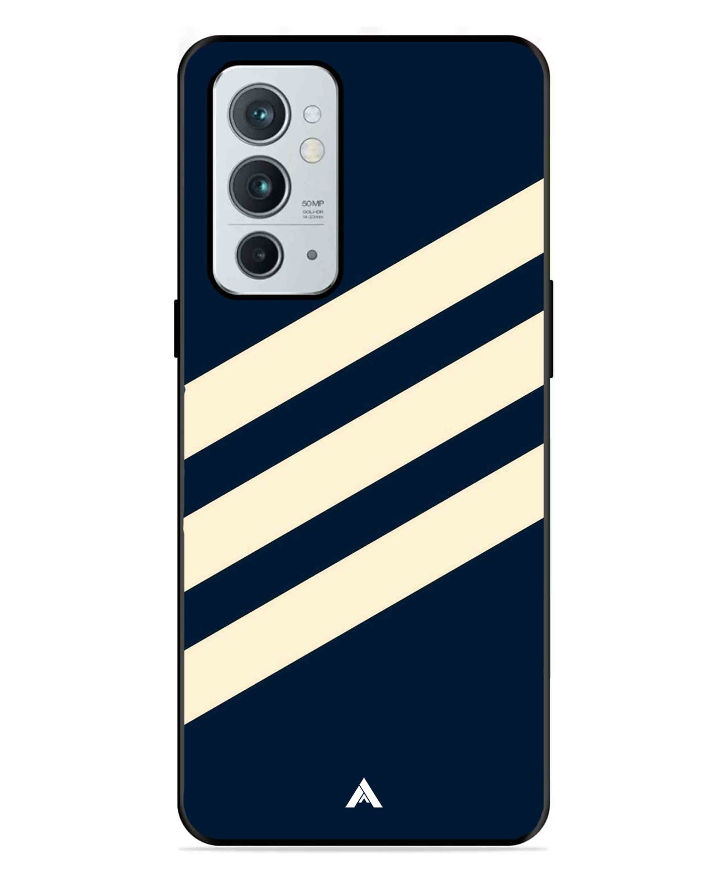Stripe Pattern 16 Metal Back Cover Phone Case for Oneplus 9RT