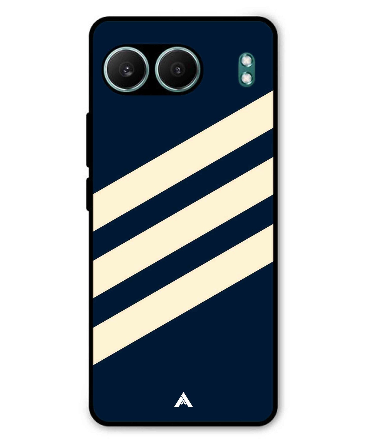 Stripe Pattern 16 Metal Back Cover Phone Case for Oneplus Nord 4