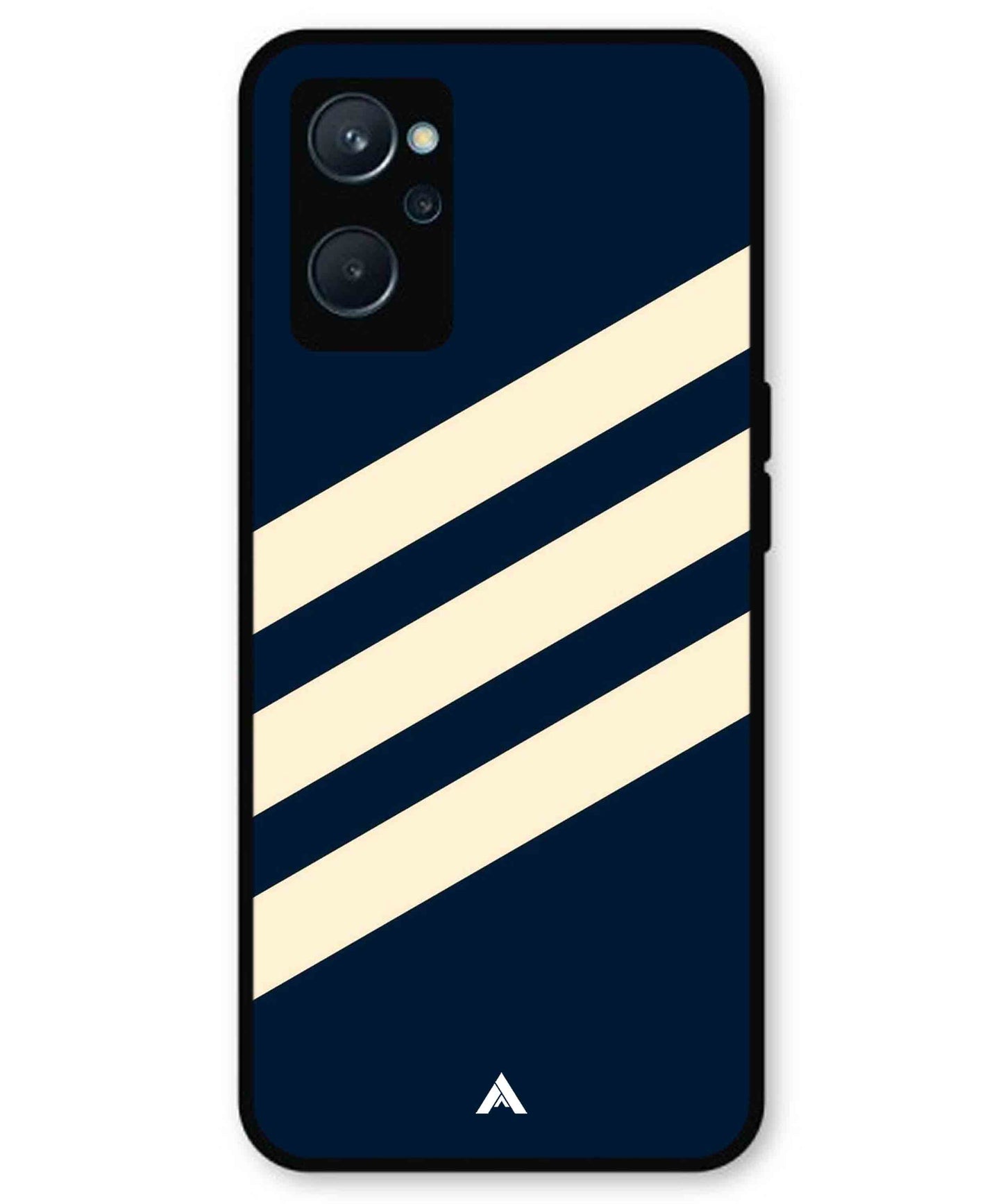 Stripe Pattern 16 Metal Back Cover Phone Case for Realme 10
