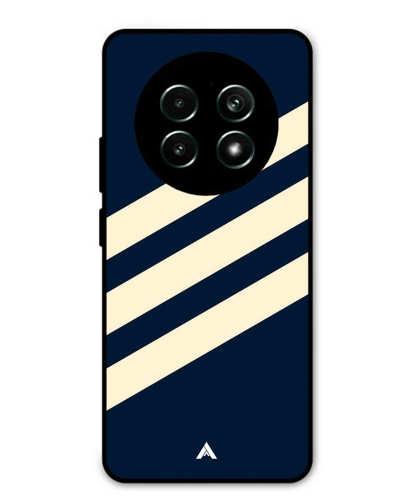 Stripe Pattern 16 Metal Back Cover Phone Case for Realme 13 Pro Plus