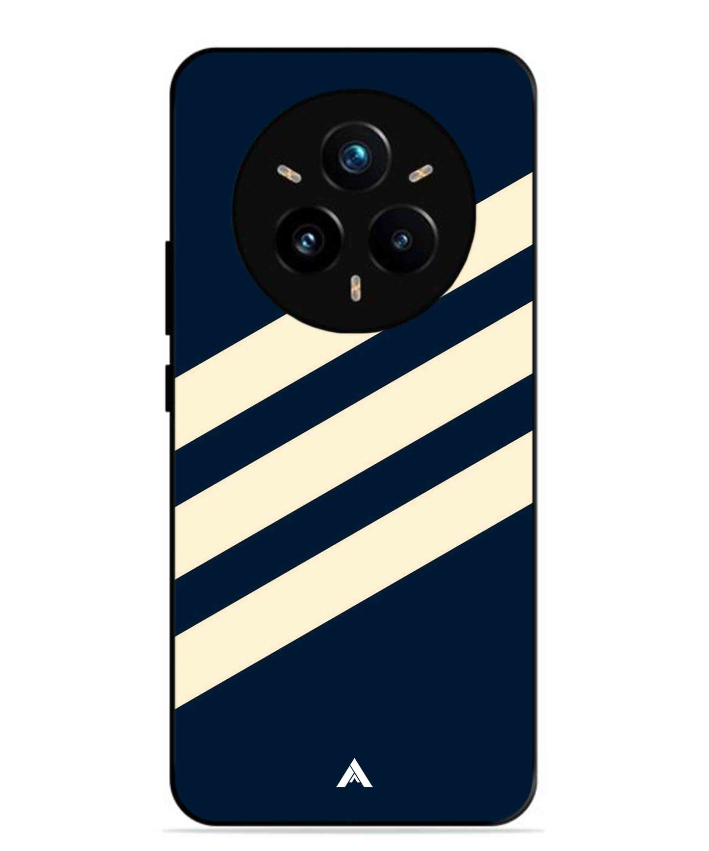 Stripe Pattern 16 Metal Back Cover Phone Case for Realme 14 Pro Plus