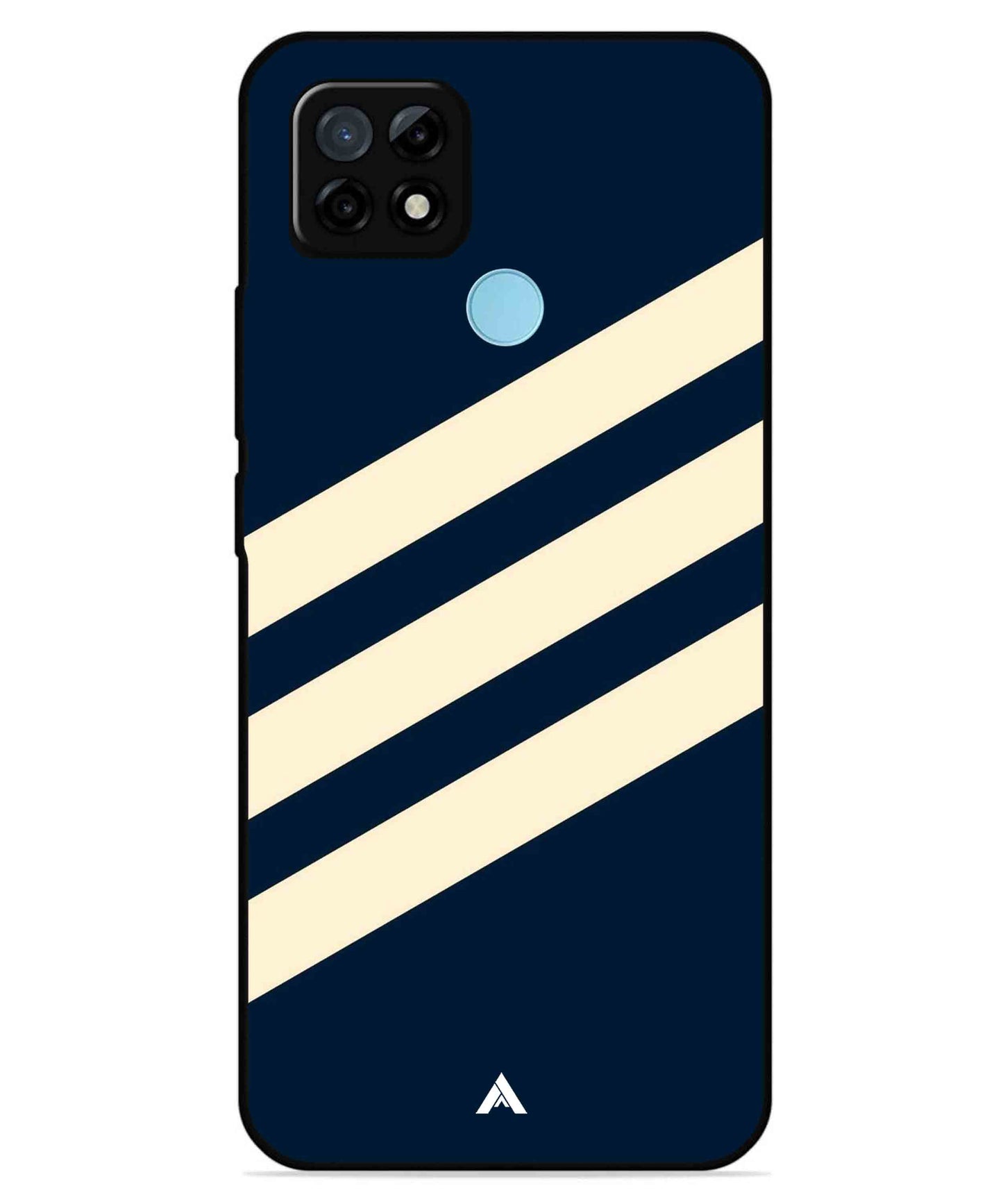 Stripe Pattern 16 Metal Back Cover Phone Case for Realme C21Y