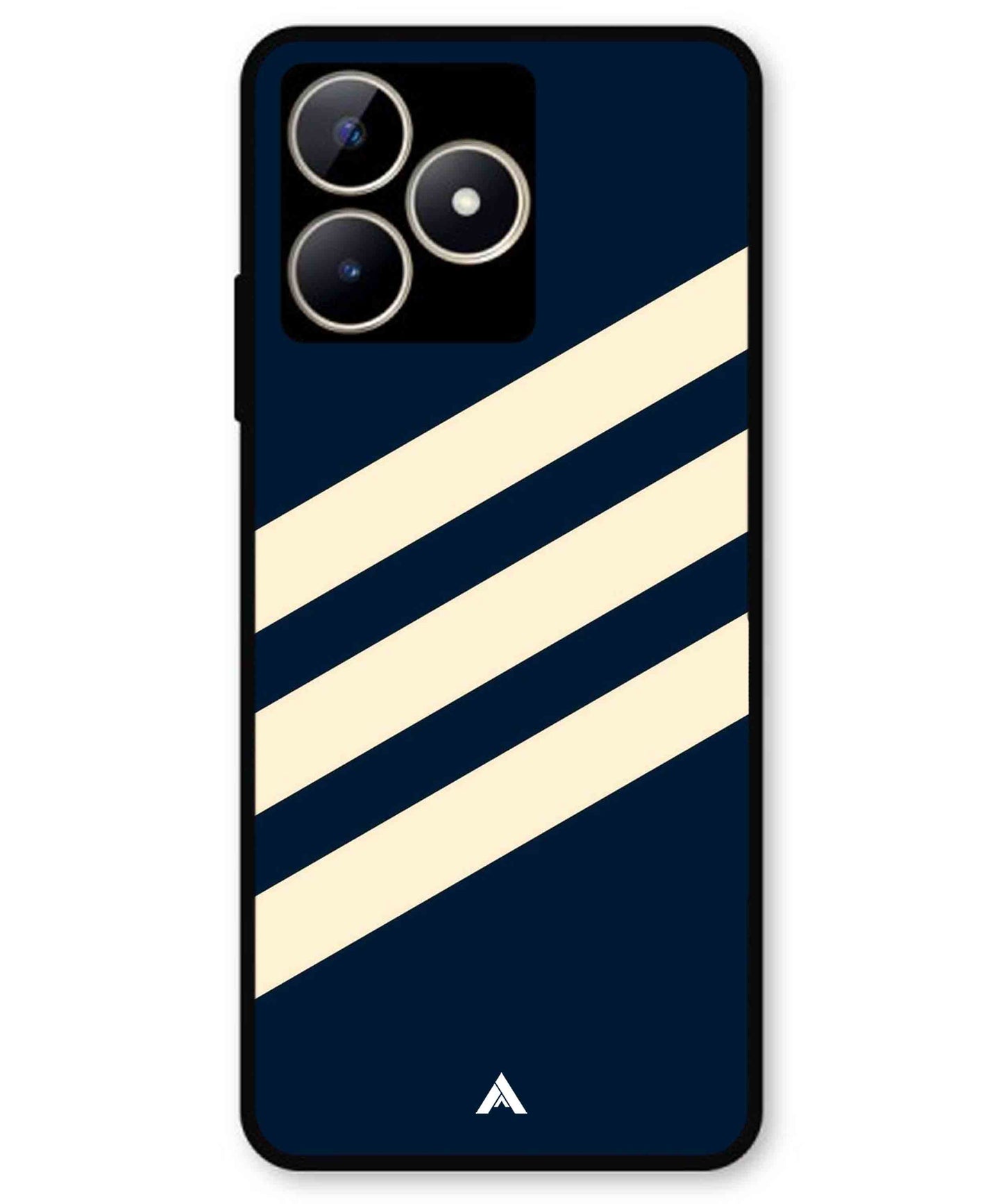 Stripe Pattern 16 Metal Back Cover Phone Case for Realme C51