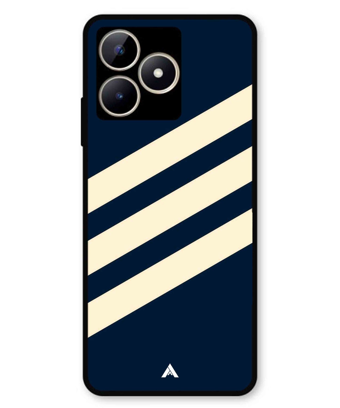 Stripe Pattern 16 Metal Back Cover Phone Case for Realme C53