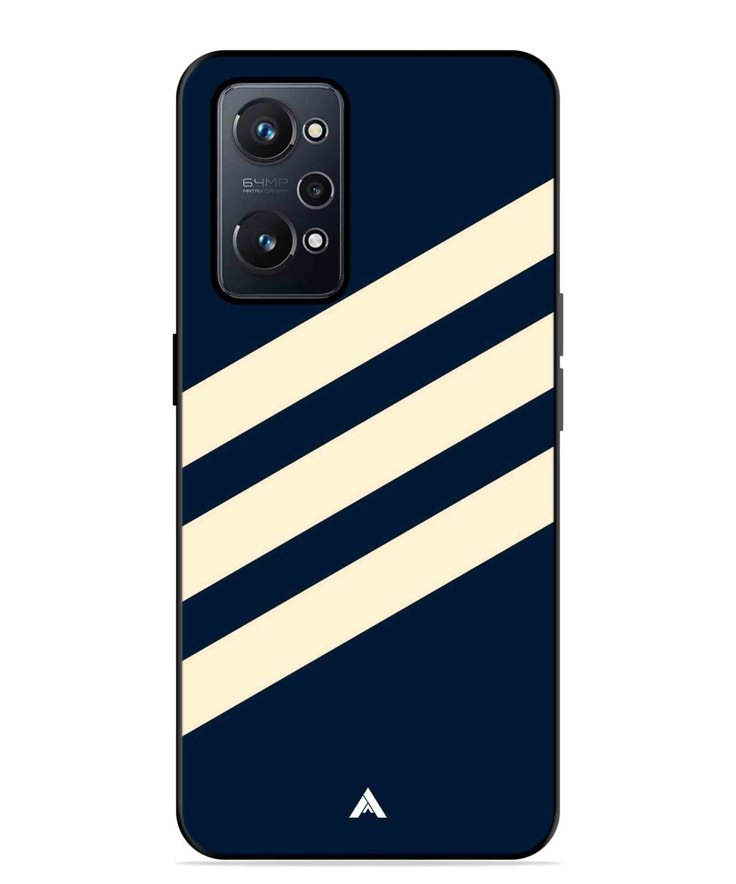 Stripe Pattern 16 Metal Back Cover Phone Case for Realme GT Neo 2