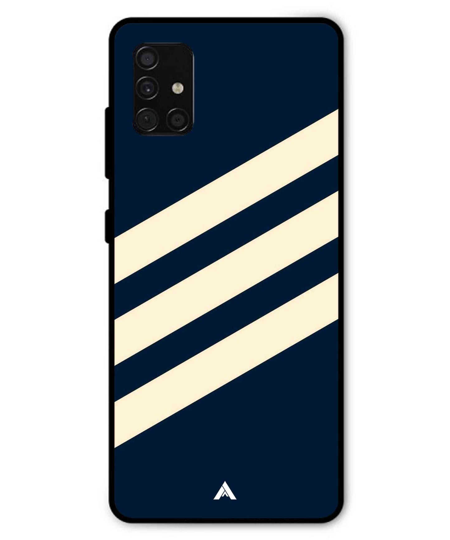 Stripe Pattern 16 Metal Back Cover Phone Case for Samsung Galaxy A51