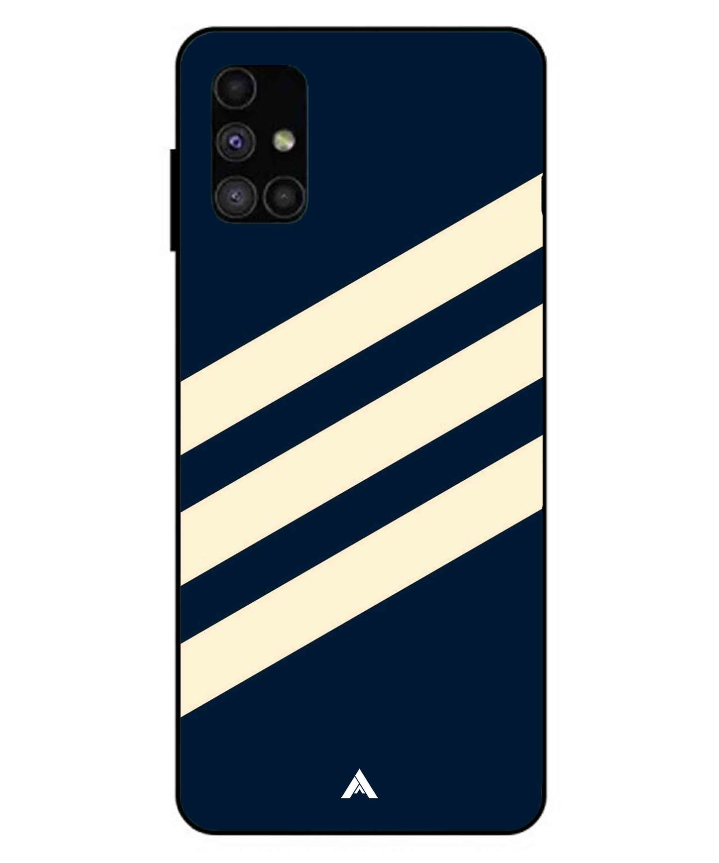 Stripe Pattern 16 Metal Back Cover Phone Case for Samsung Galaxy M51