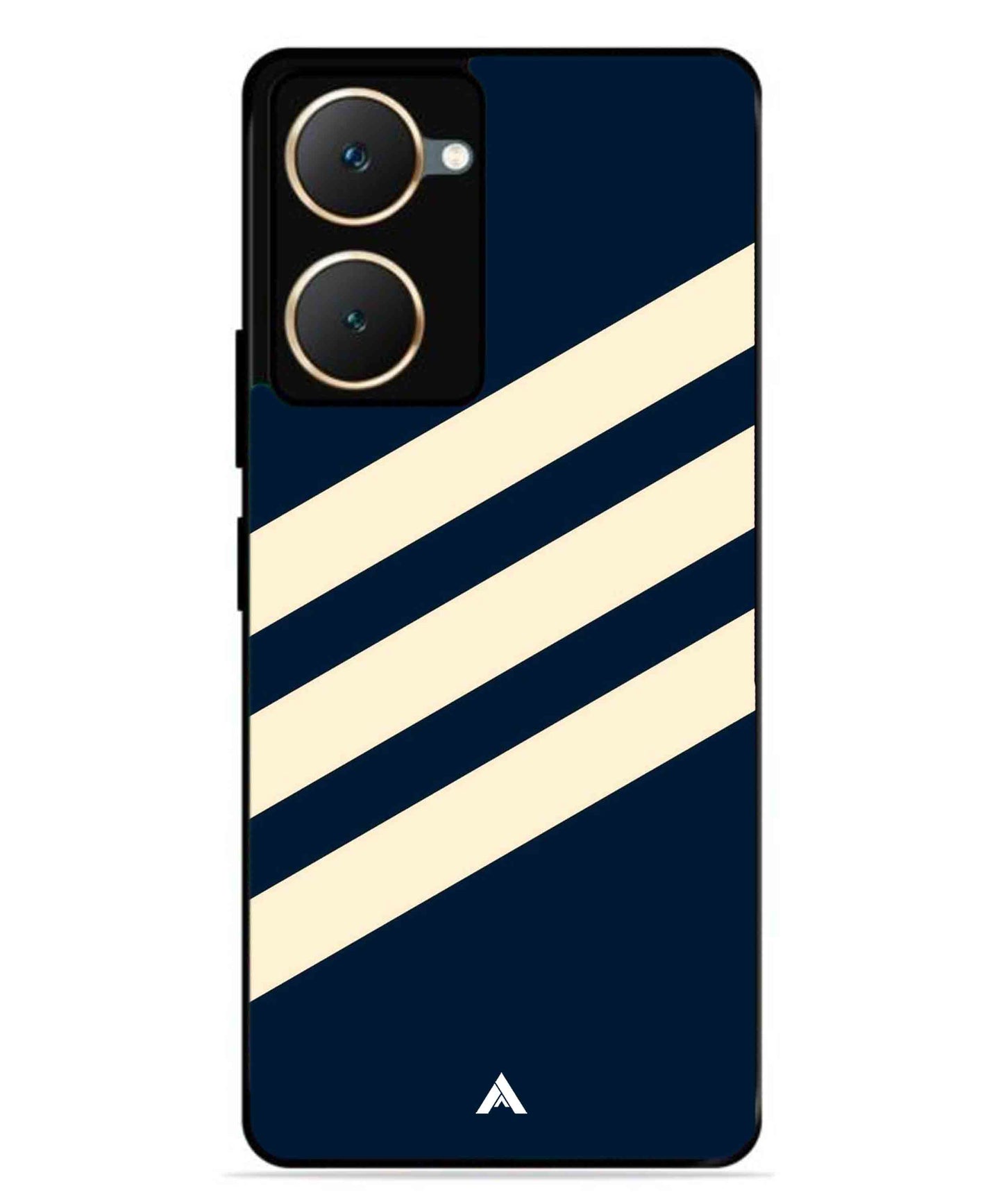 Stripe Pattern 16 Metal Back Cover Phone Case for Vivo Y18