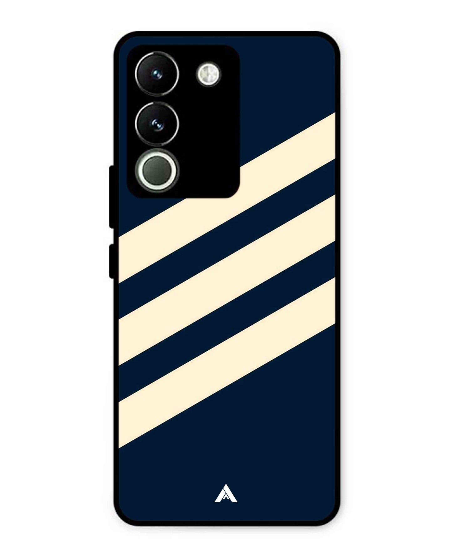 Stripe Pattern 16 Metal Back Cover Phone Case for Vivo Y200