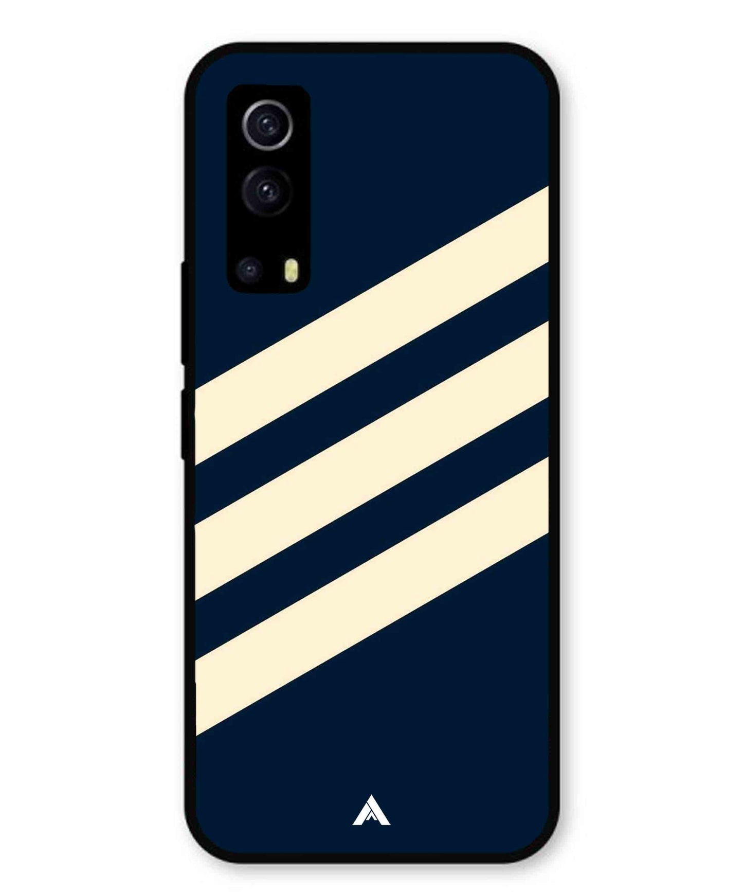 Stripe Pattern 16 Metal Back Cover Phone Case for Vivo Y53s