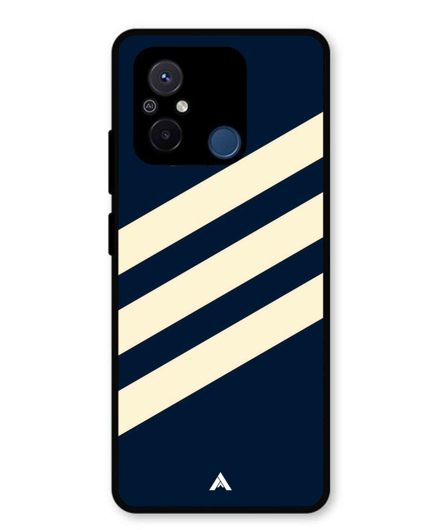 Stripe Pattern 16 Metal Back Cover Phone Case for Xiaomi Redmi 12C
