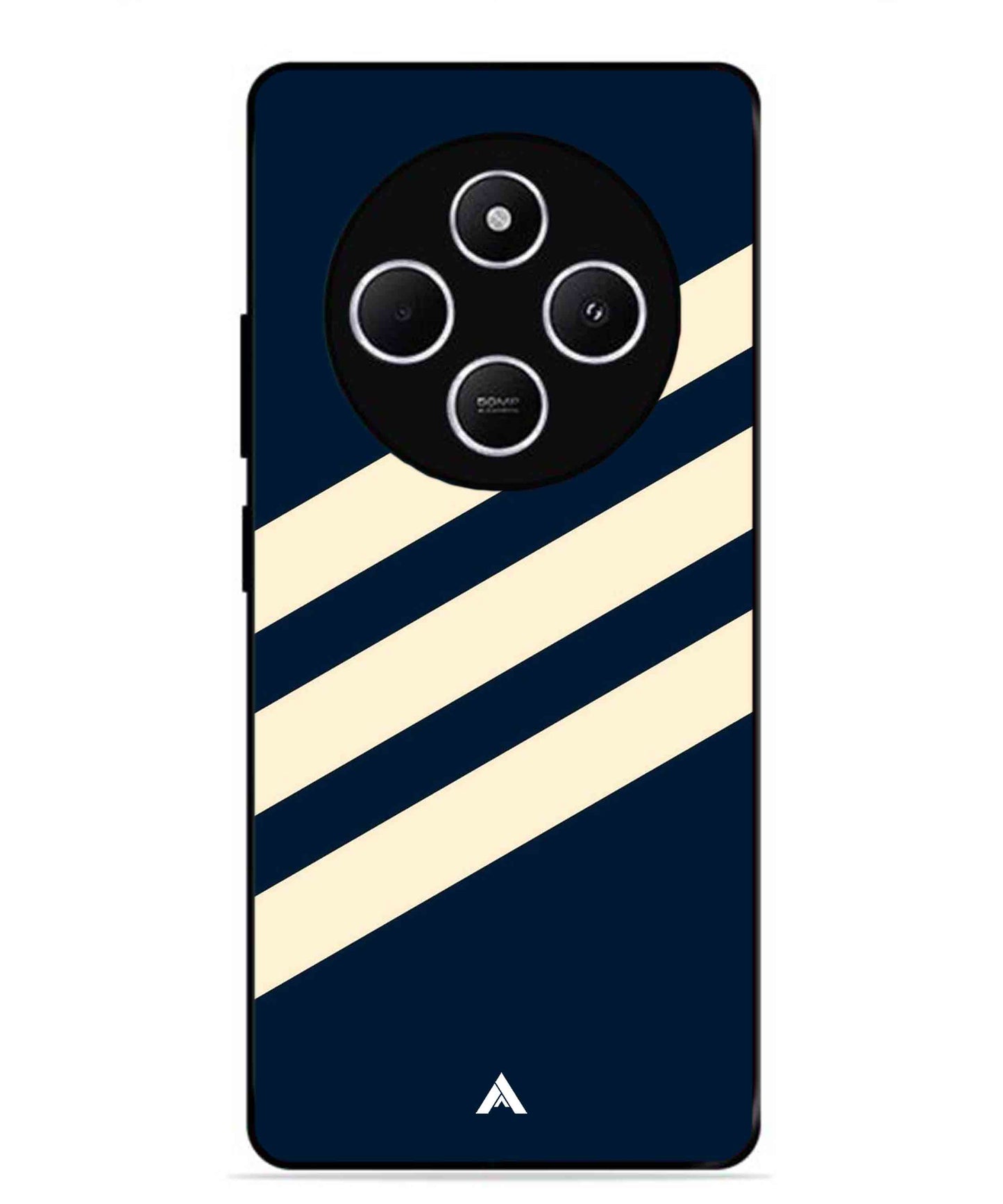 Stripe Pattern 16 Metal Back Cover Phone Case for Xiaomi Redmi A4