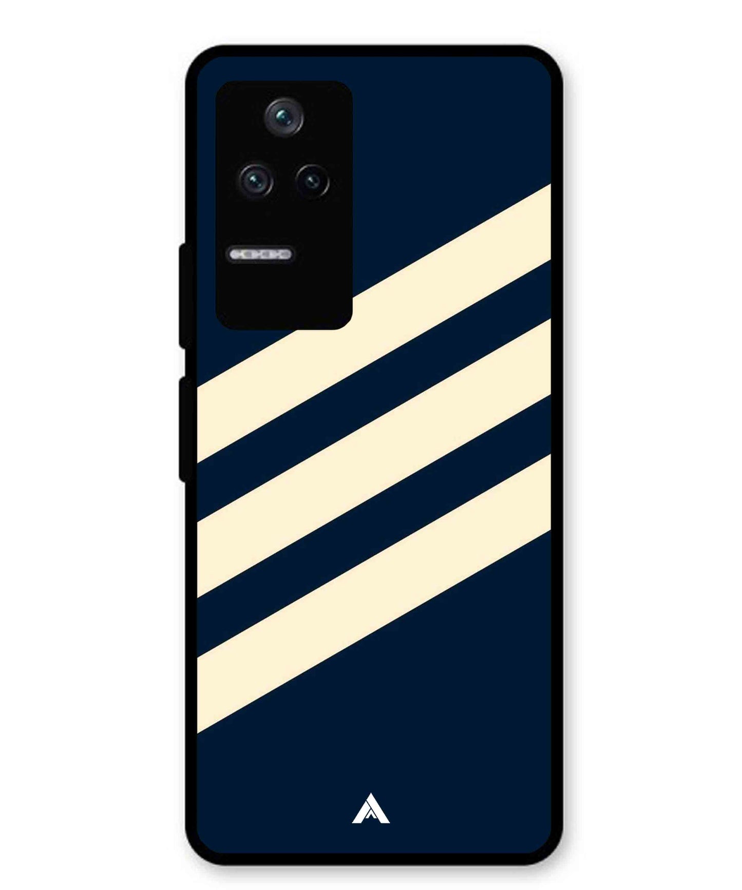 Stripe Pattern 16 Metal Back Cover Phone Case for Xiaomi Redmi K40s