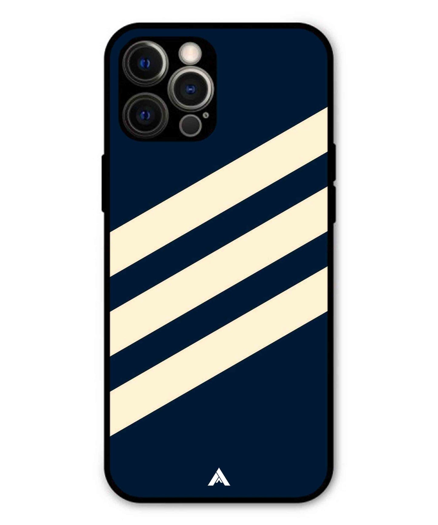 Stripe Pattern 16 Metal Back Cover Phone Case for iPhone 12 Pro Max