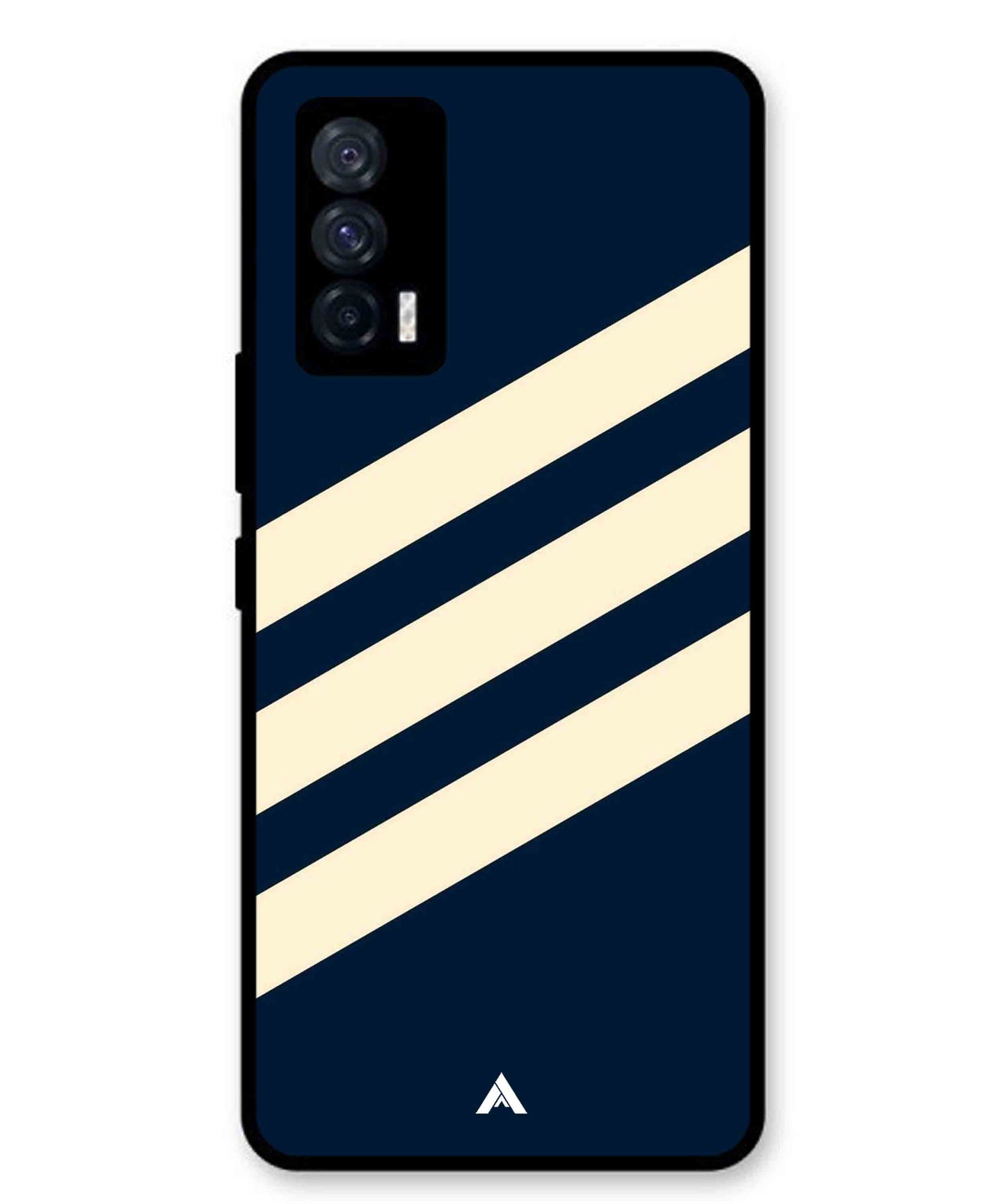 Stripe Pattern 16 Metal Back Cover Phone Case for iQOO 7