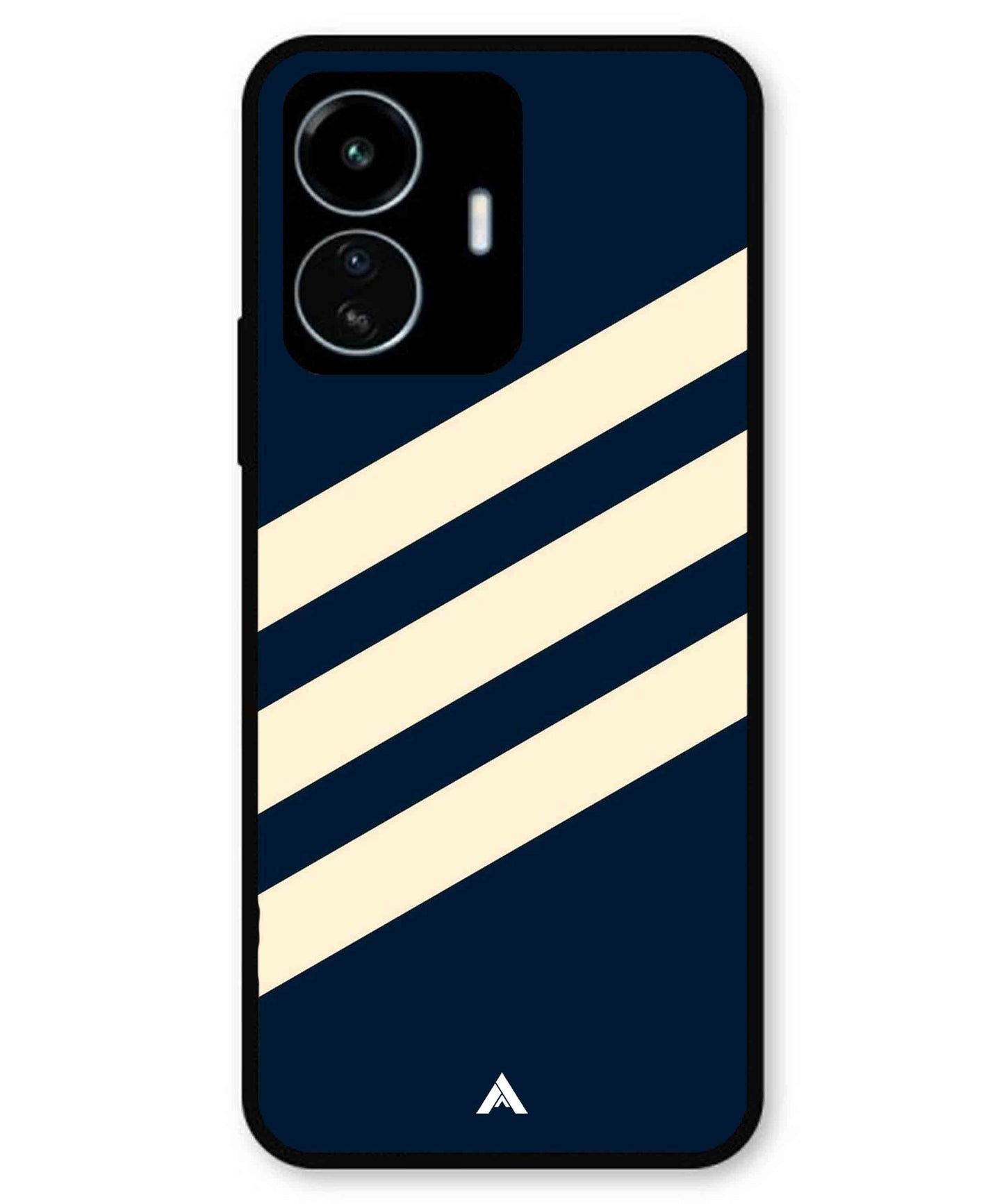 Stripe Pattern 16 Metal Back Cover Phone Case for iQOO Z6 Lite
