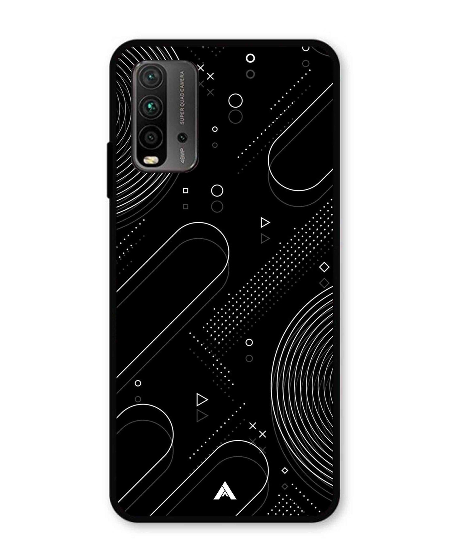Stripe Pattern 17 Metal Back Cover Phone Case for Poco M3