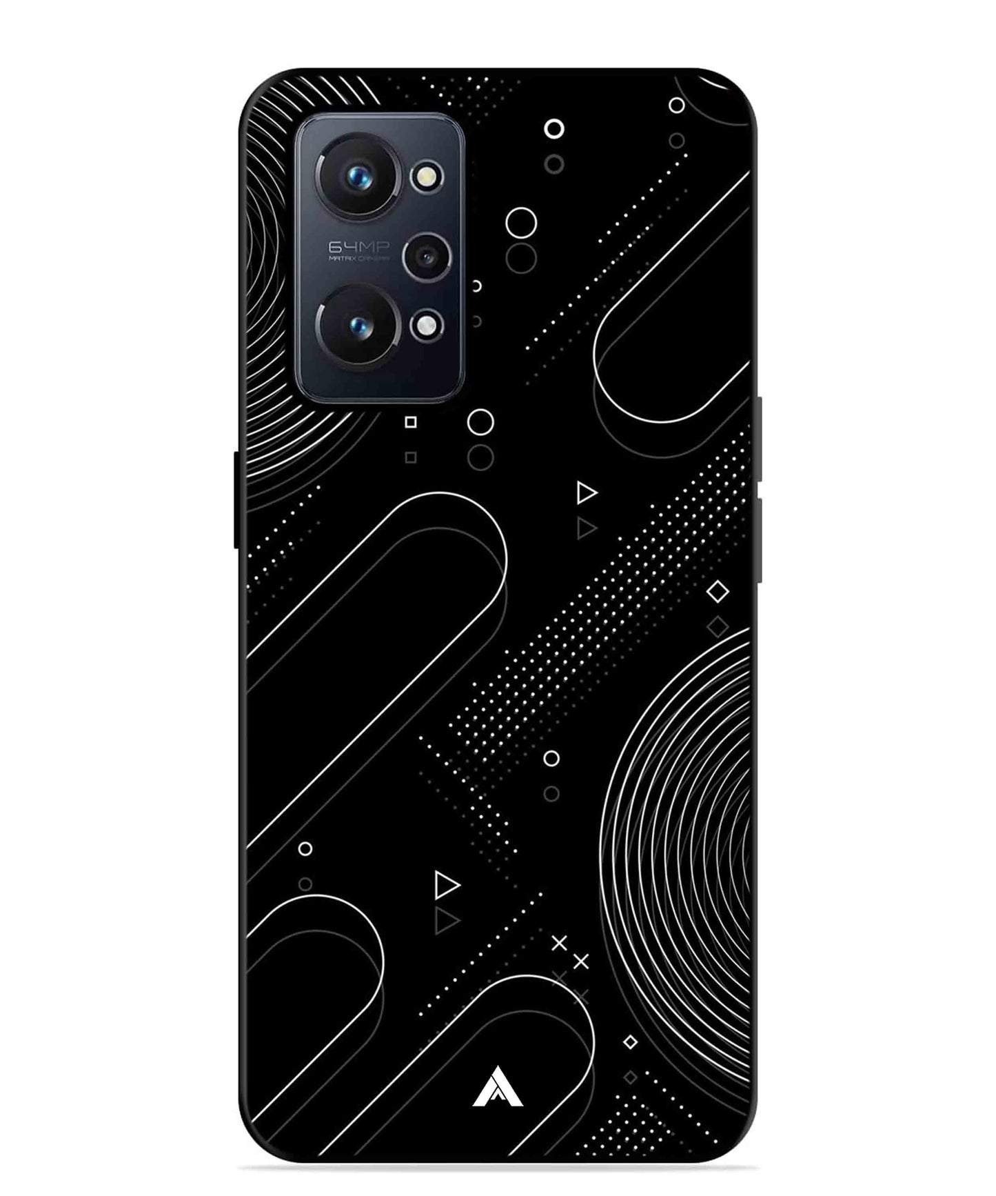 Stripe Pattern 17 Metal Back Cover Phone Case for Realme GT Neo 2
