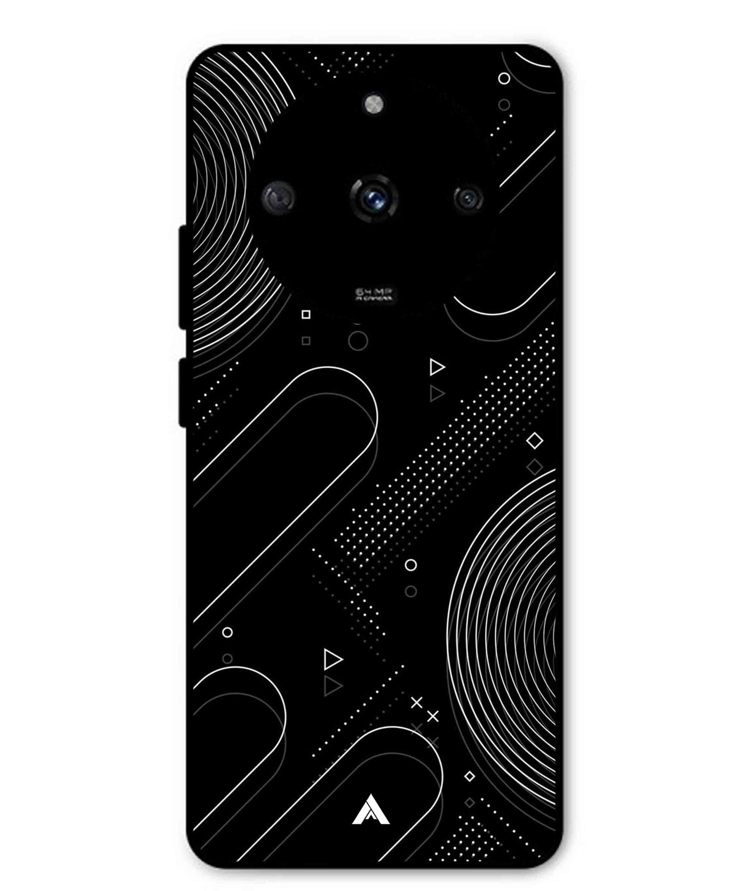 Stripe Pattern 17 Metal Back Cover Phone Case for Realme Narzo 60